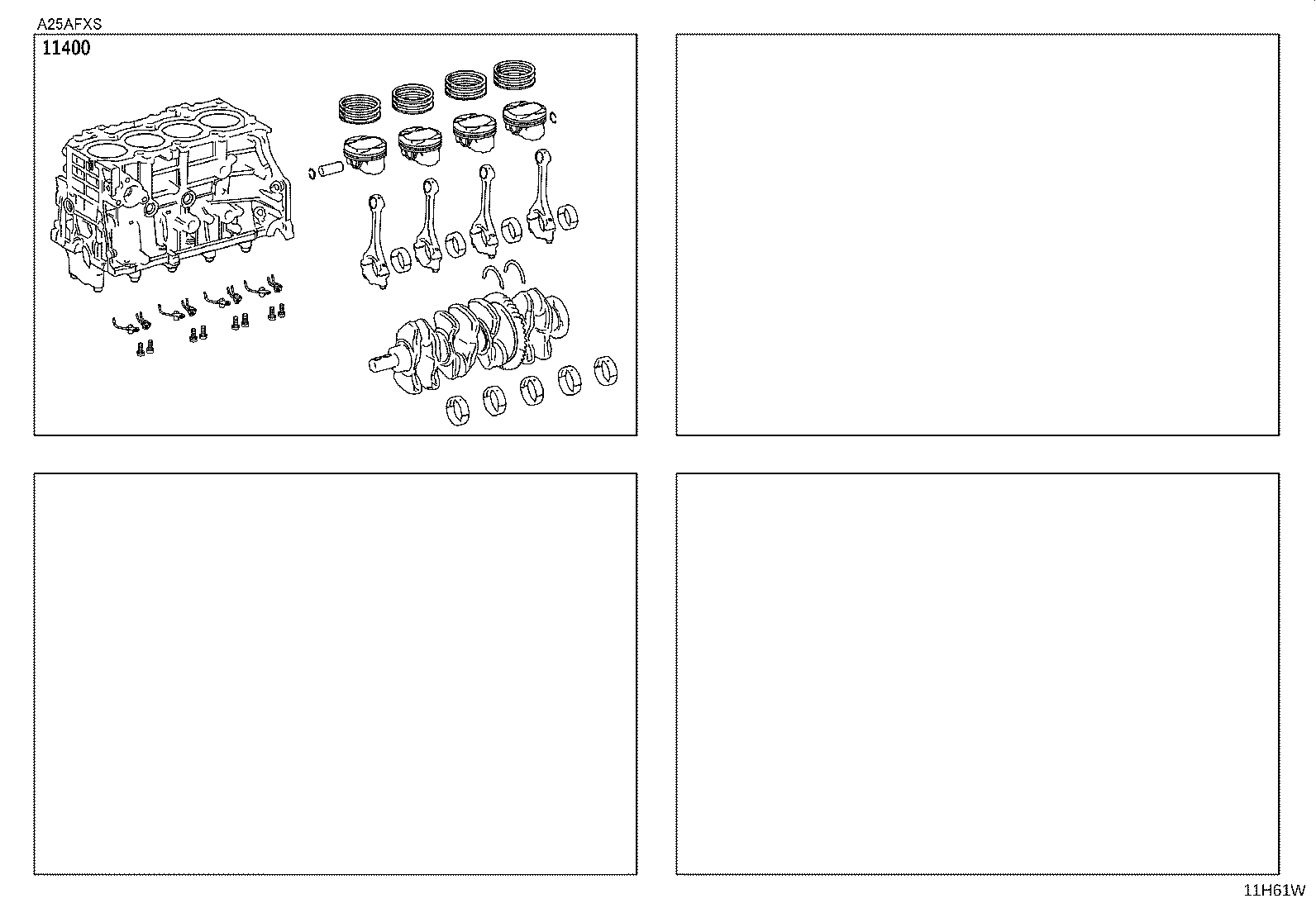 Exploded illustration 11H61W