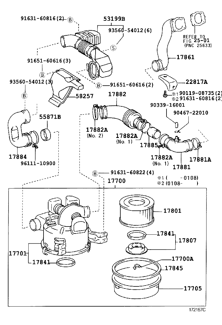 Exploded illustration 172157C