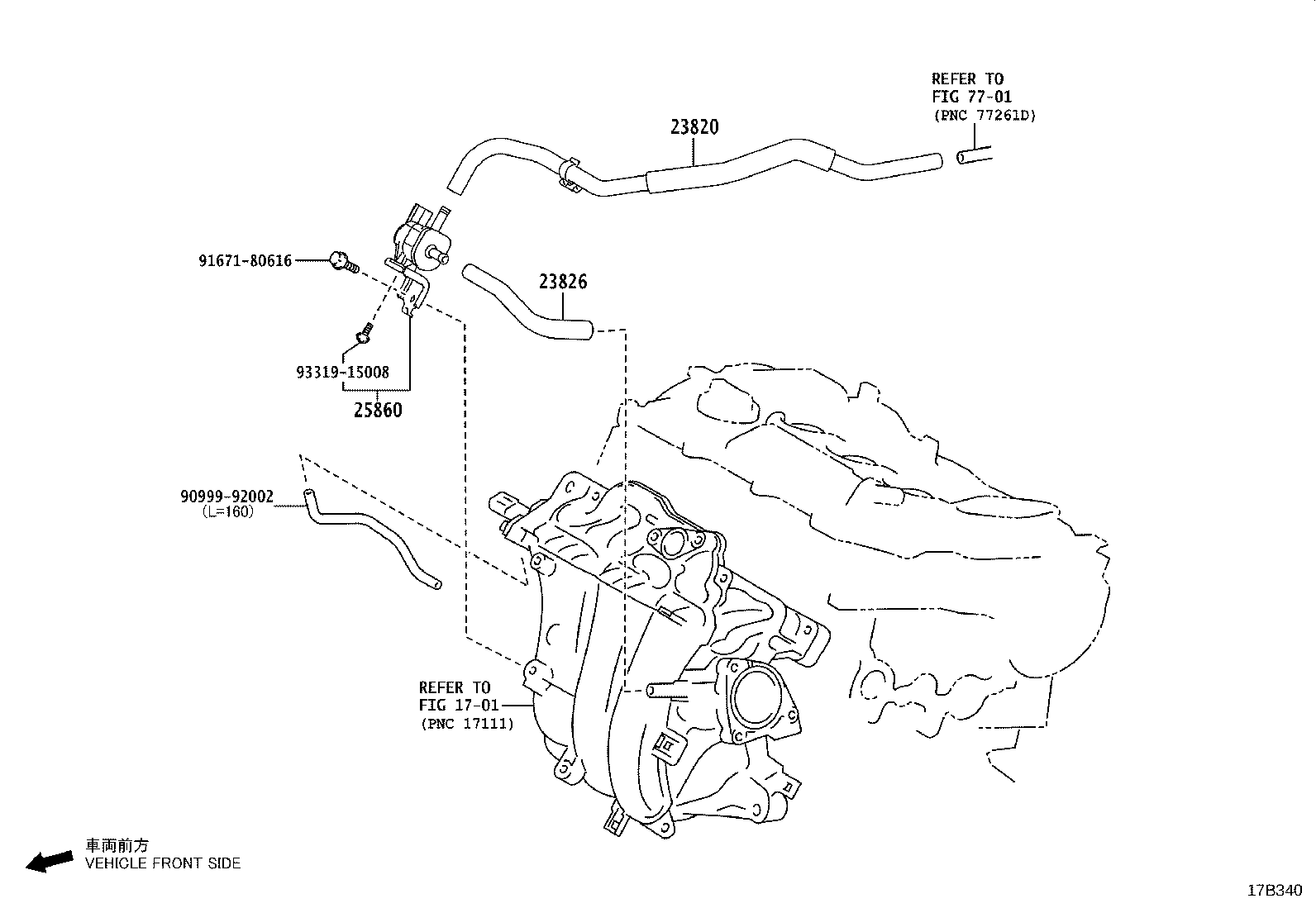 Exploded illustration 17B340