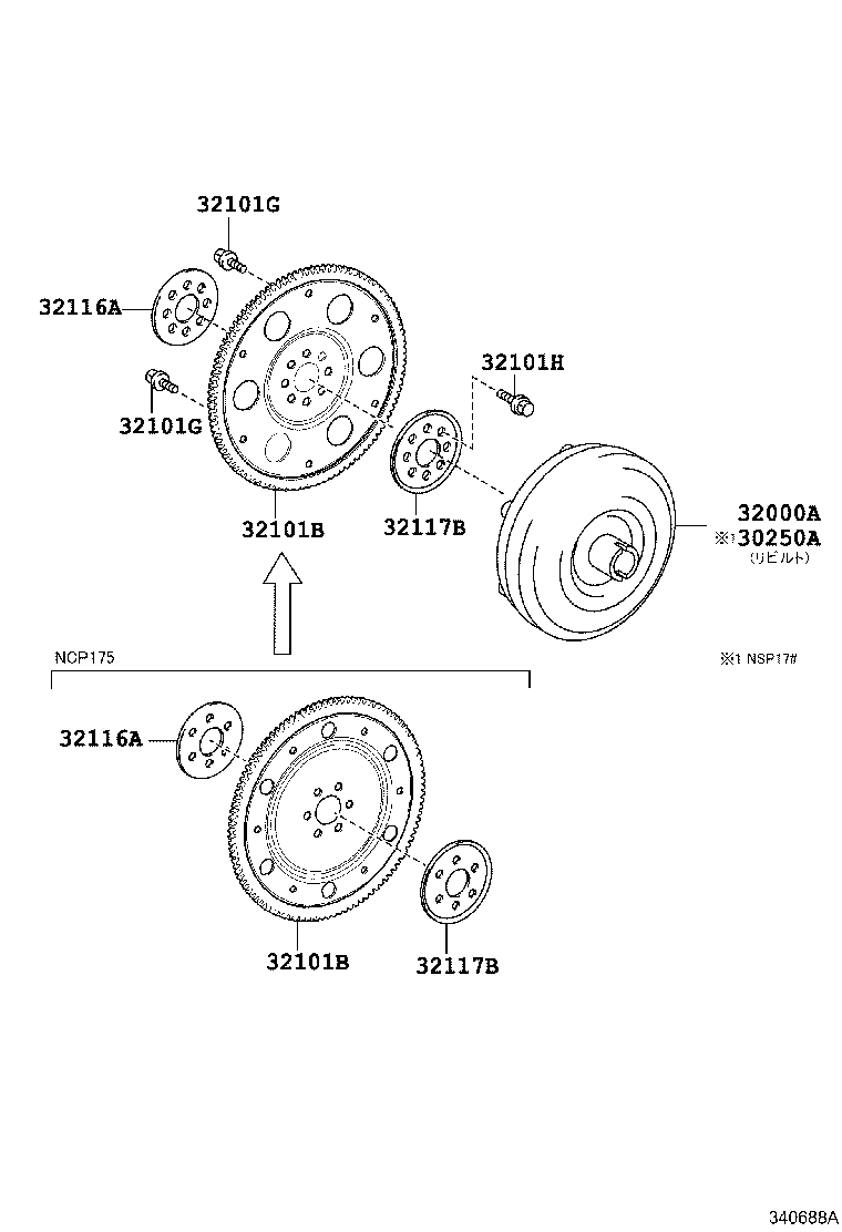 Exploded illustration 340688A