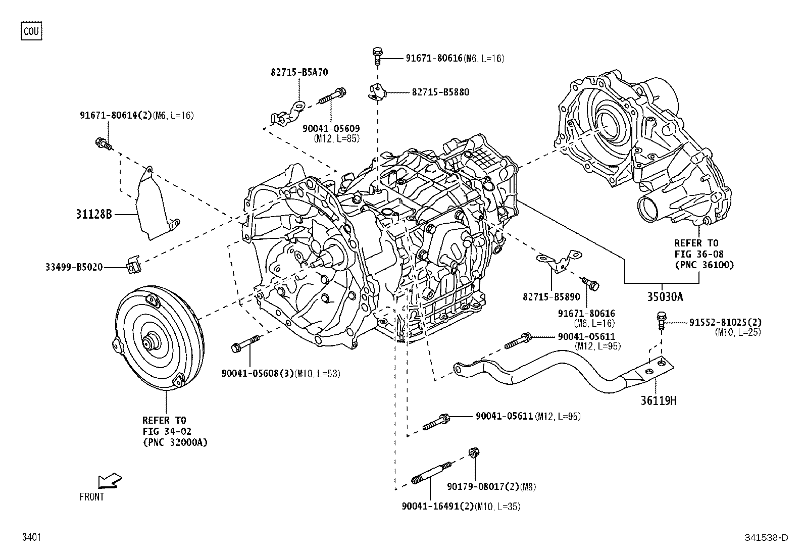 Exploded illustration 341538D
