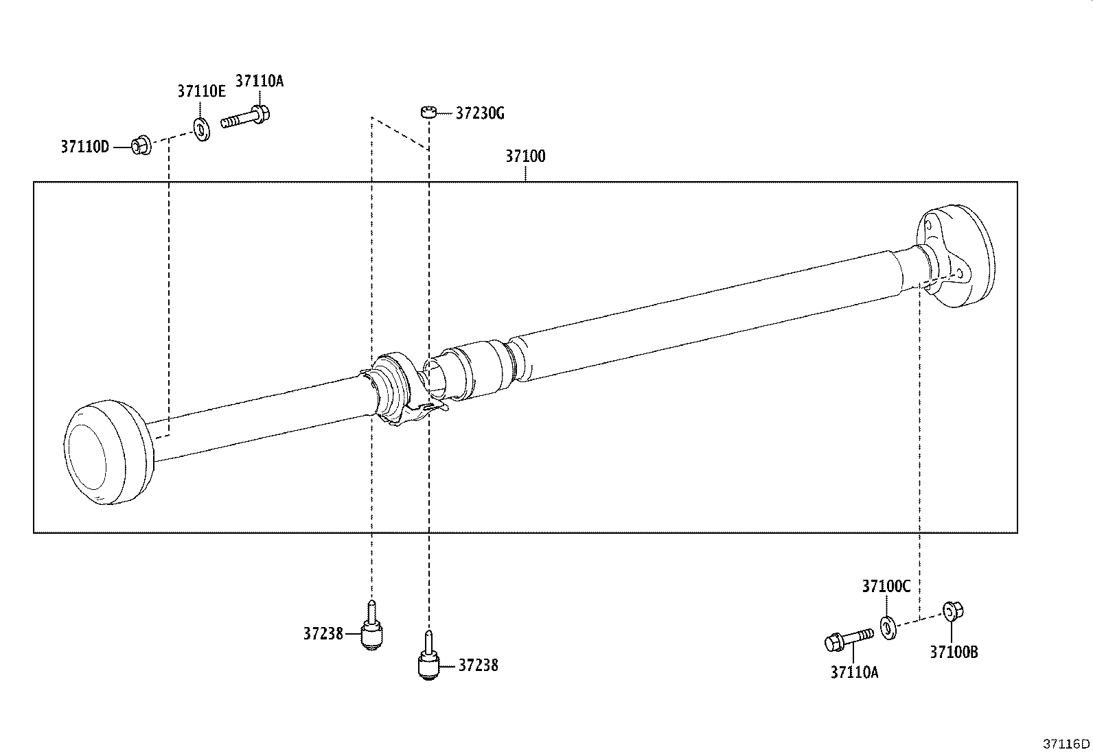 Exploded illustration 37116D
