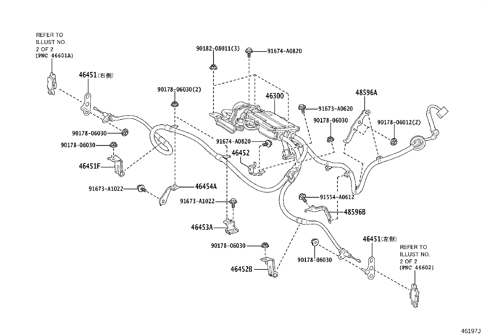 Exploded illustration 46197J