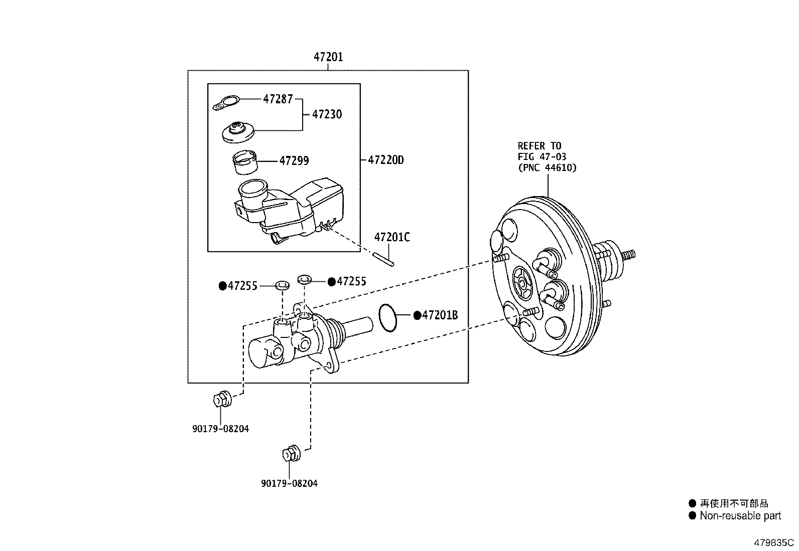 Exploded illustration 479835C