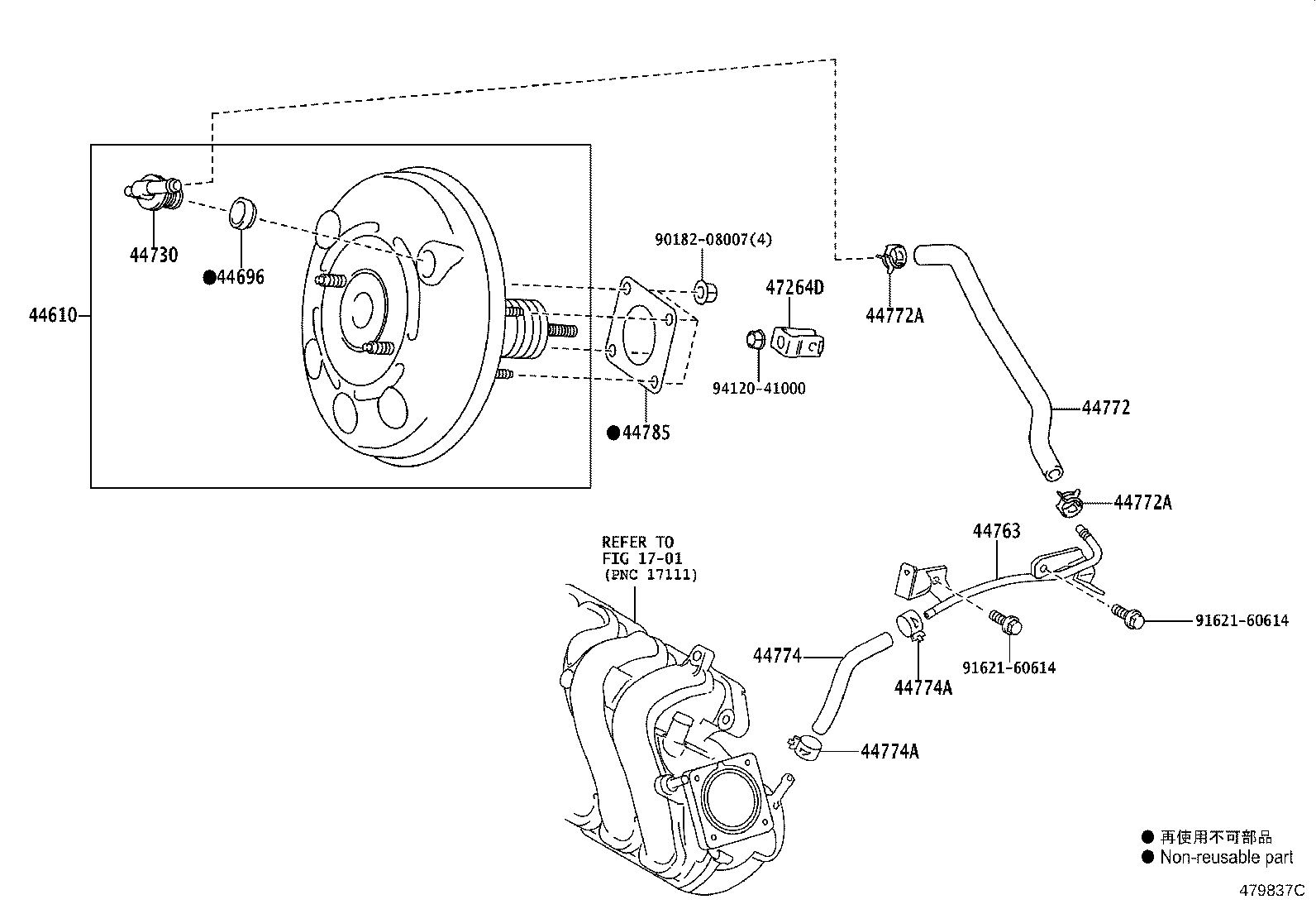 Exploded illustration 479837C