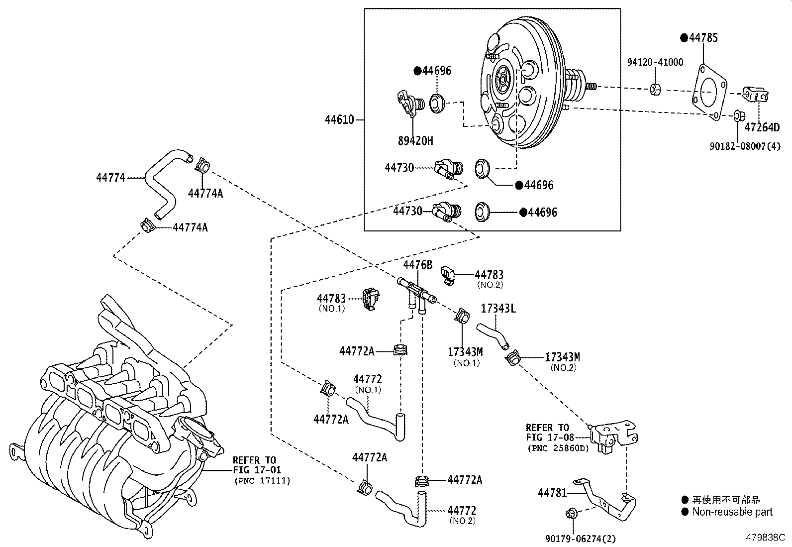 Exploded illustration 479838C