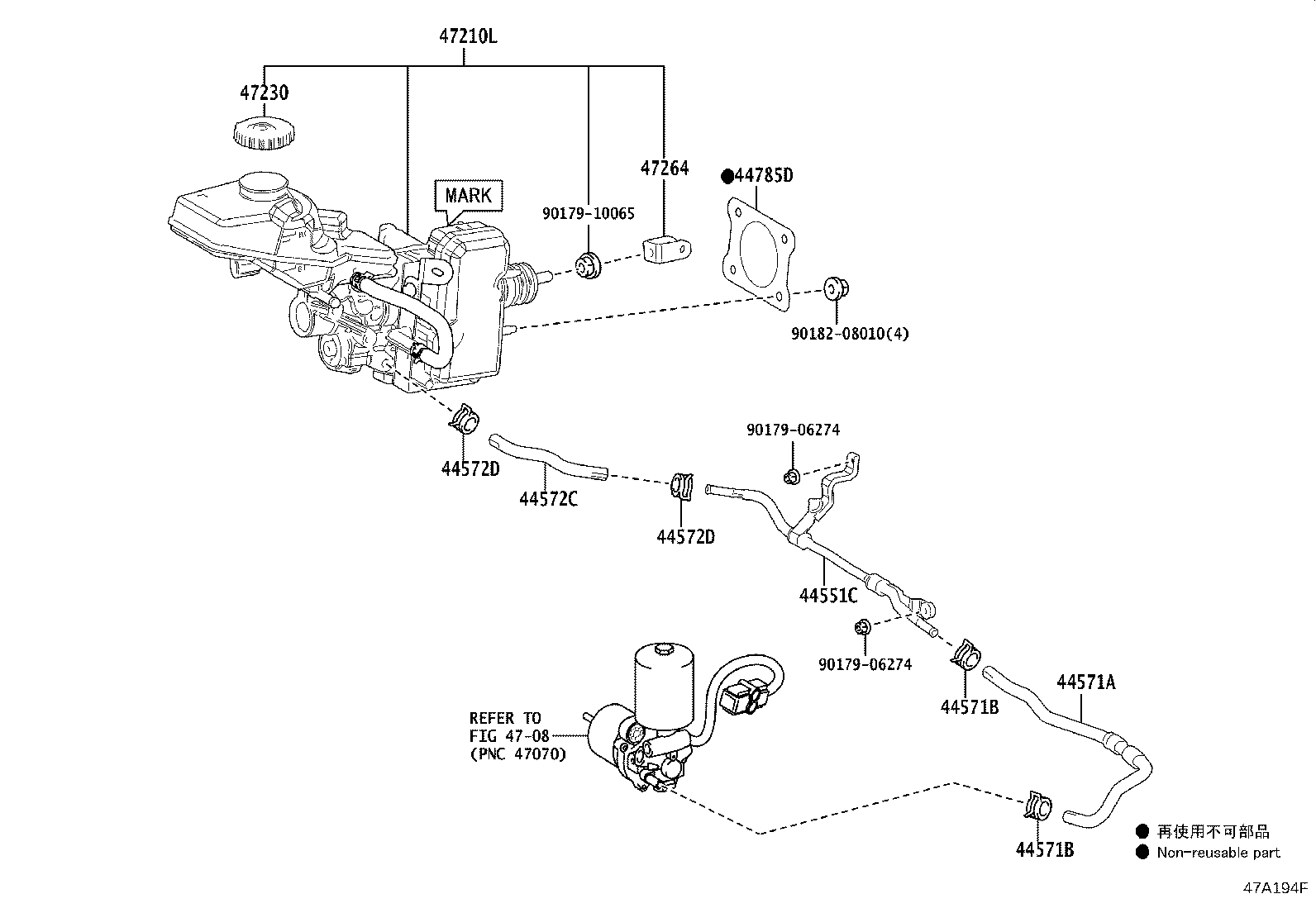 Exploded illustration 47A194F