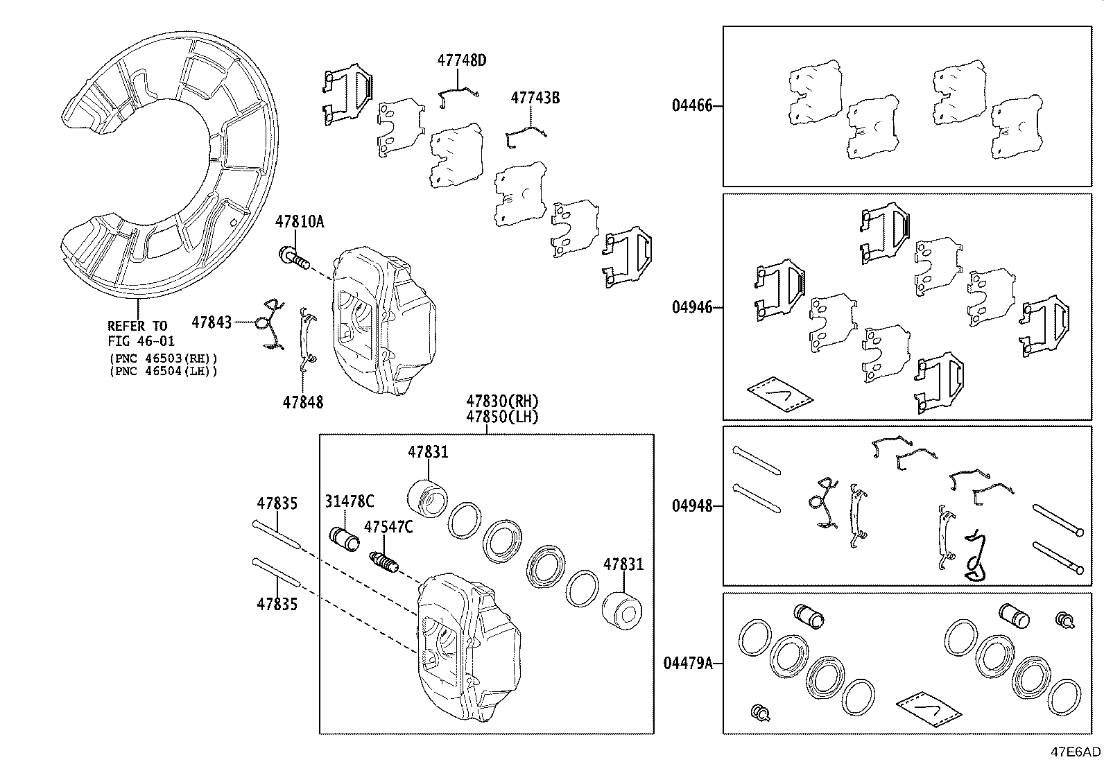 Exploded illustration 47E6AD