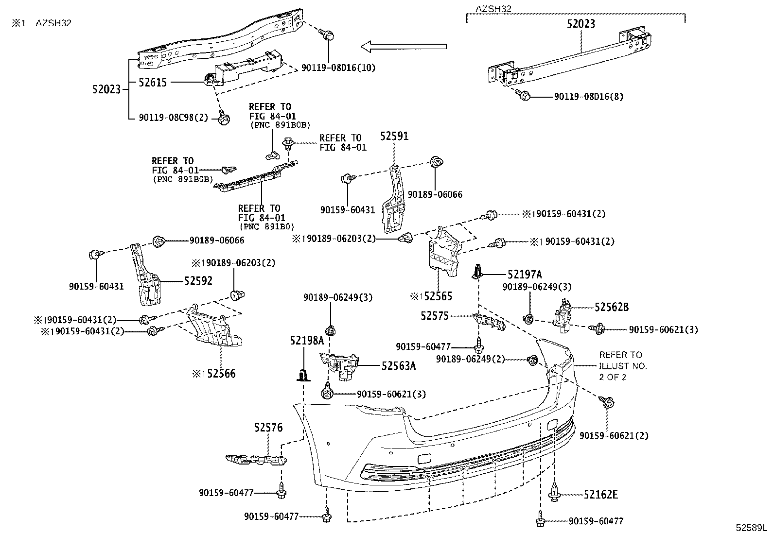 Exploded illustration 52589L