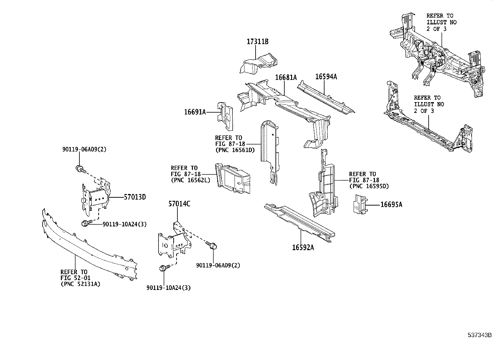 Exploded illustration 537343B