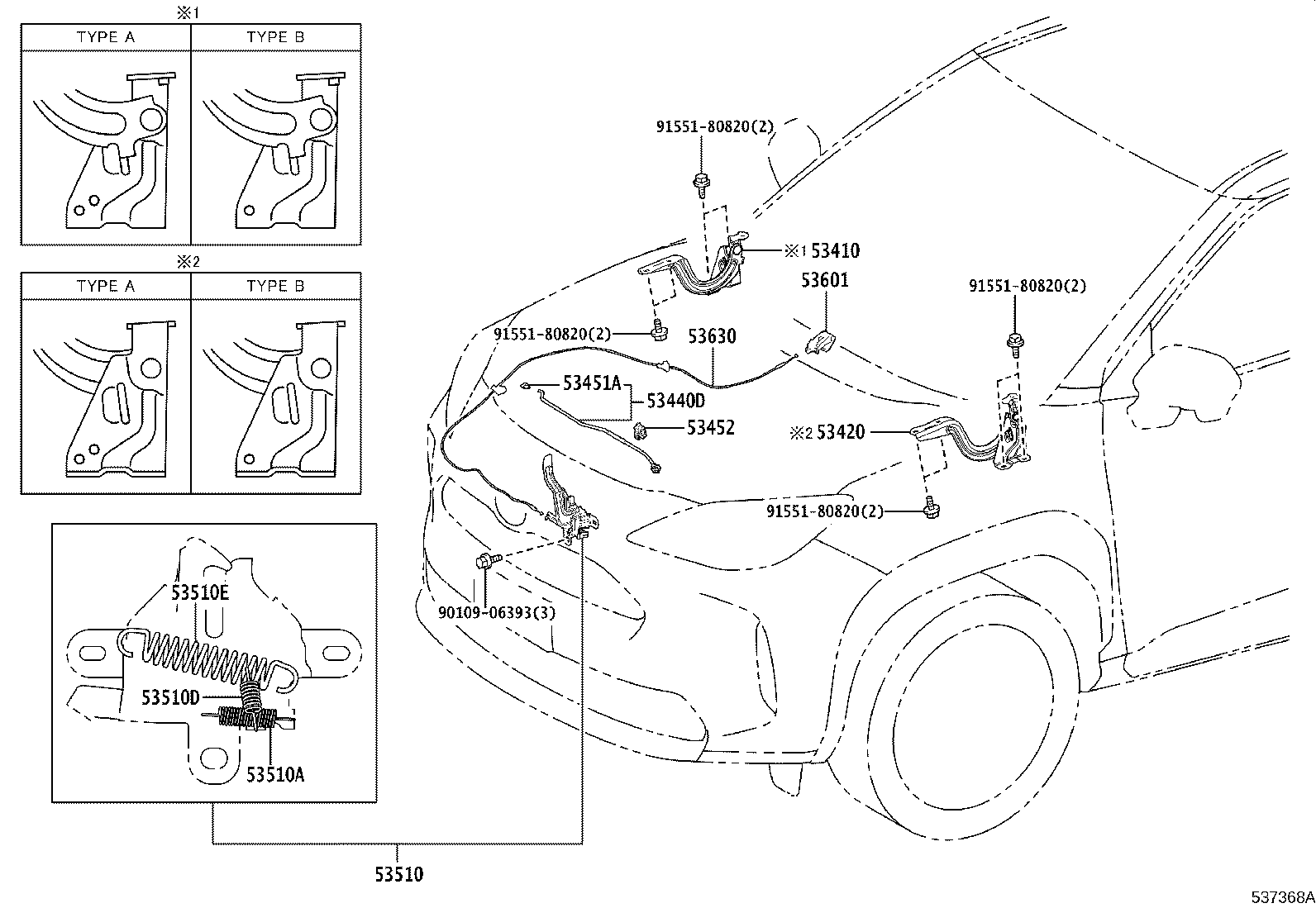 Exploded illustration 537368A