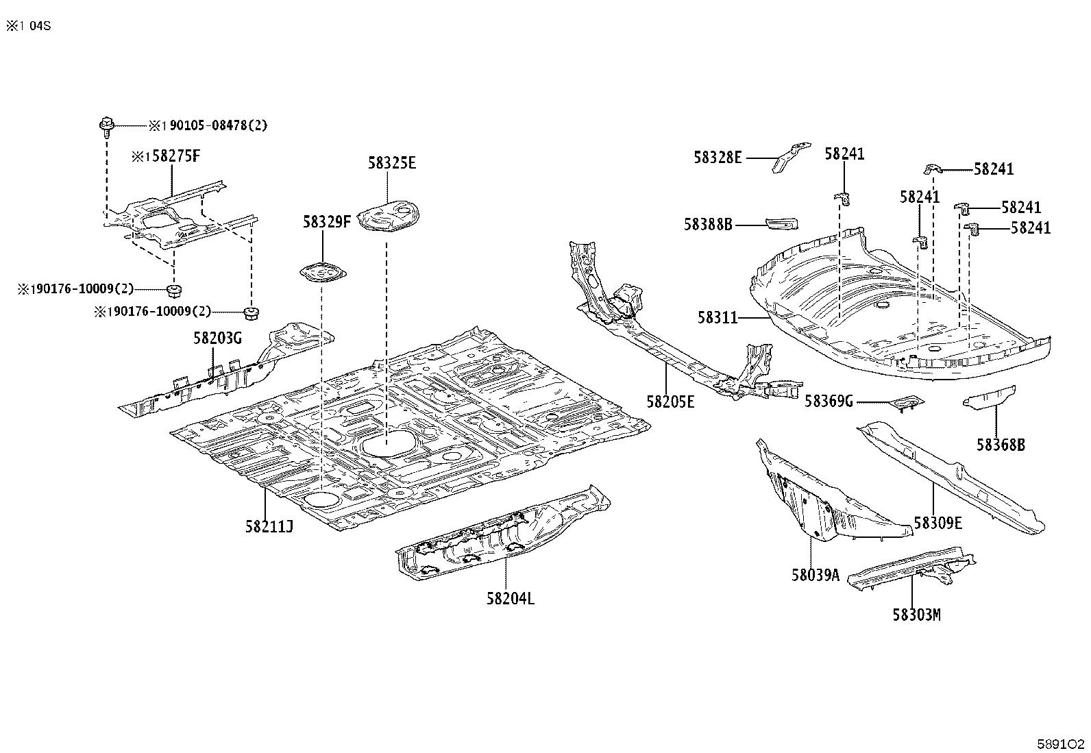 Exploded illustration 5891O2