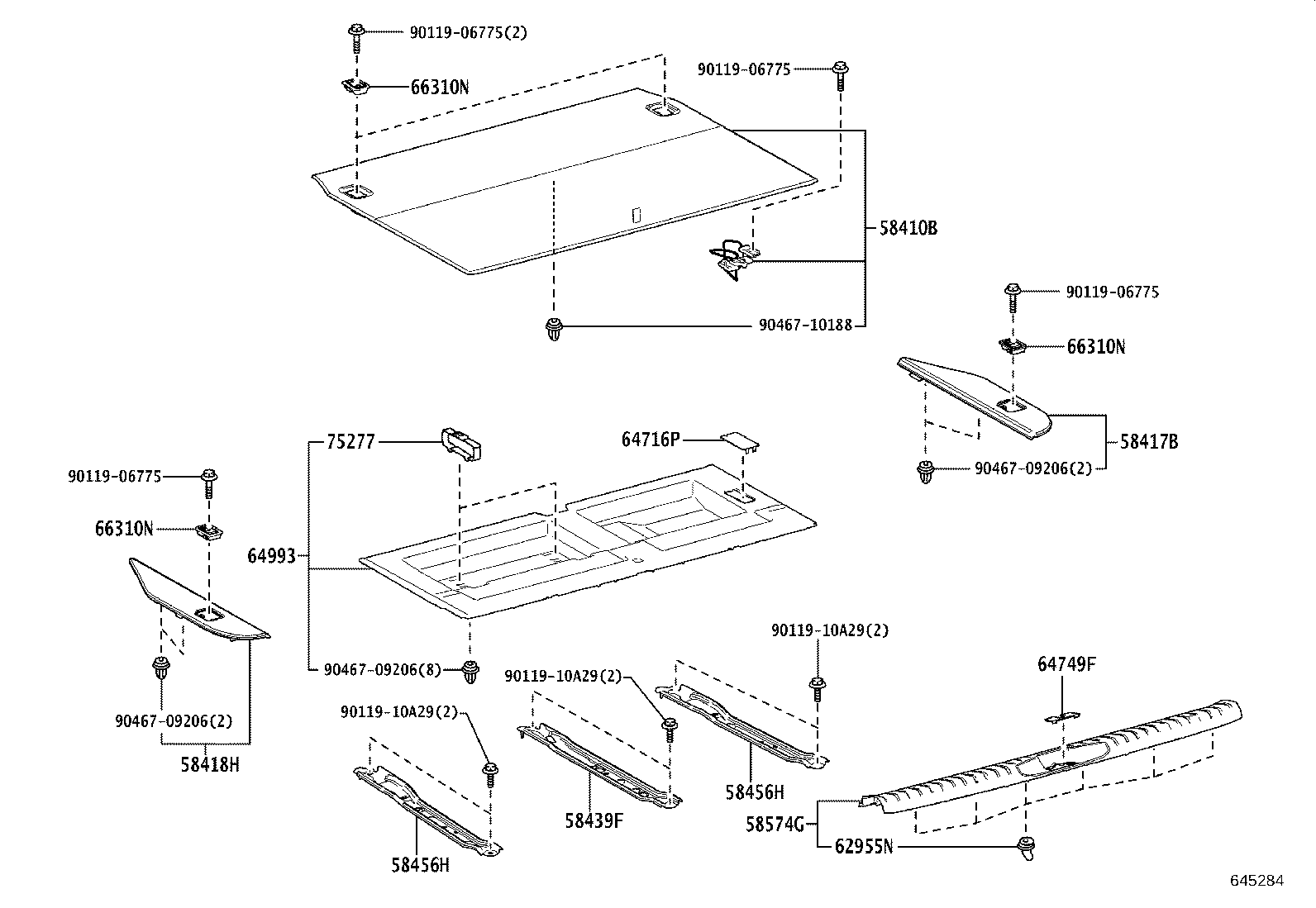 Exploded illustration 645284