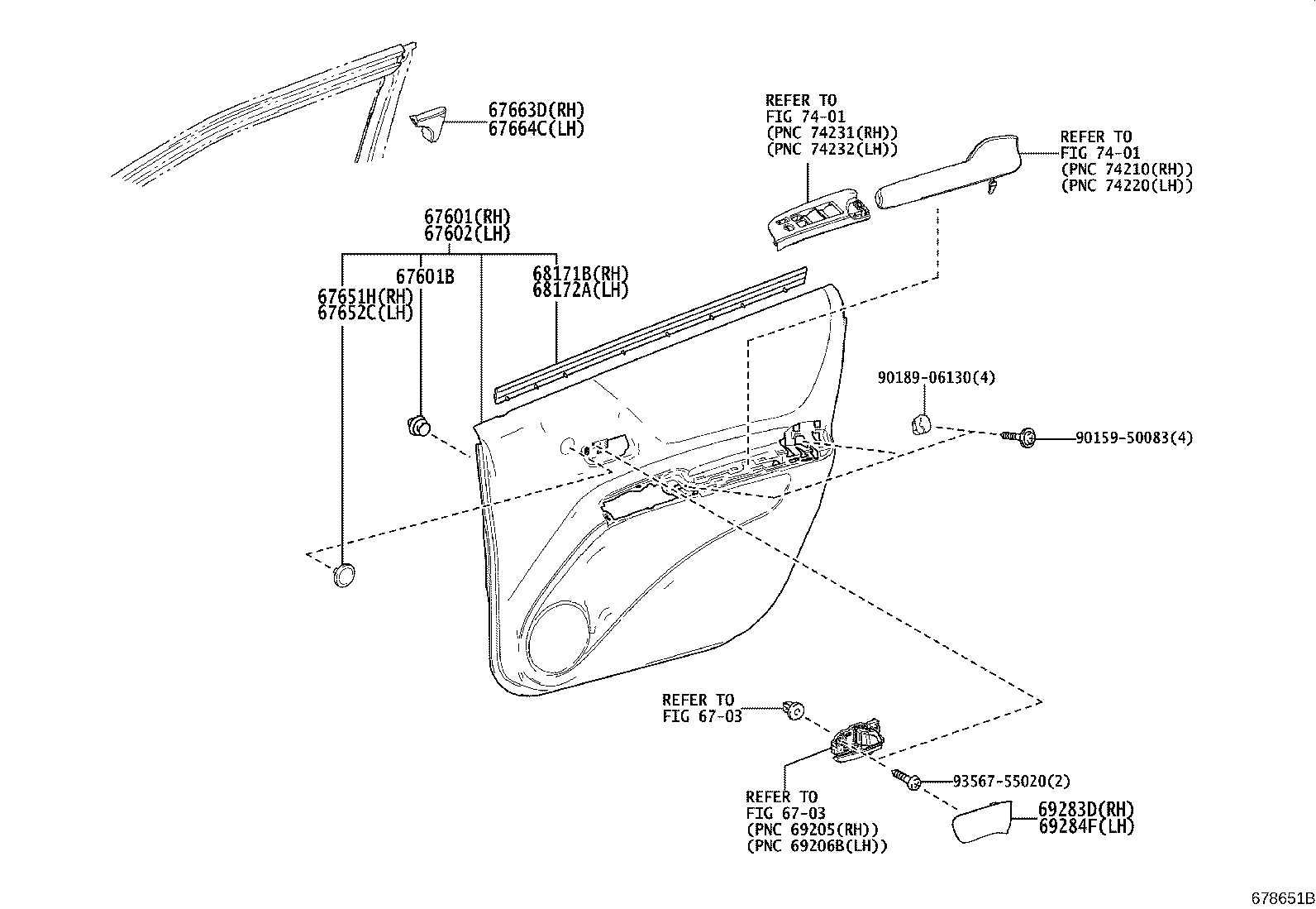 Exploded illustration 678651B