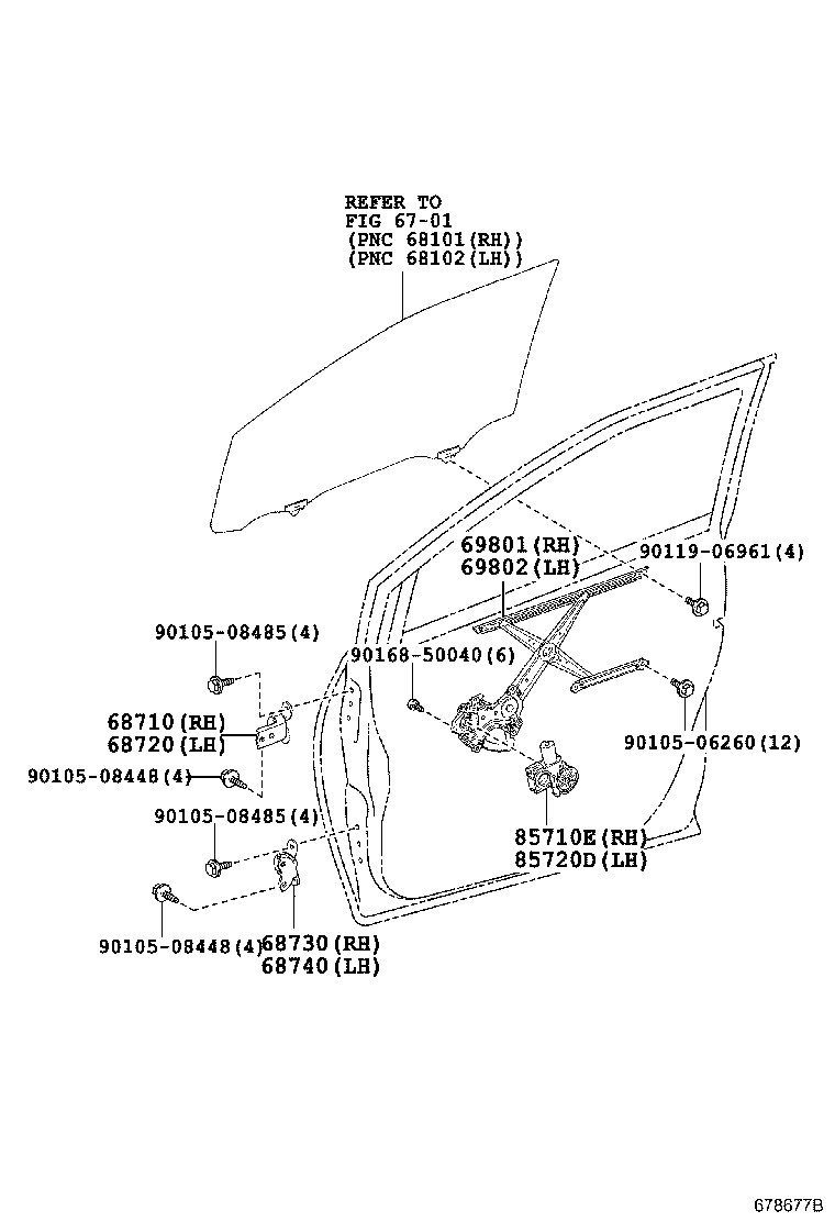 Exploded illustration 678677B