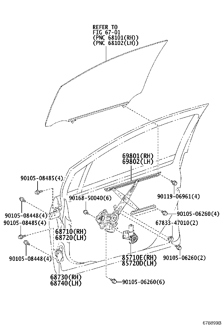 Exploded illustration 678899B