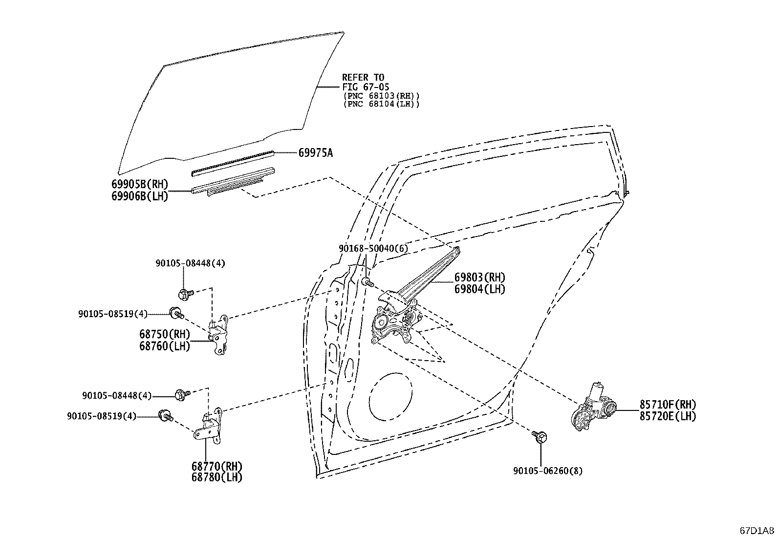 Exploded illustration 67D1A8
