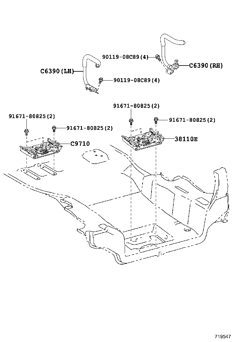 Exploded illustration 719547