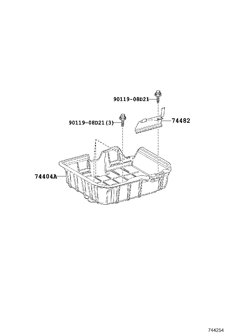 Exploded illustration 744254