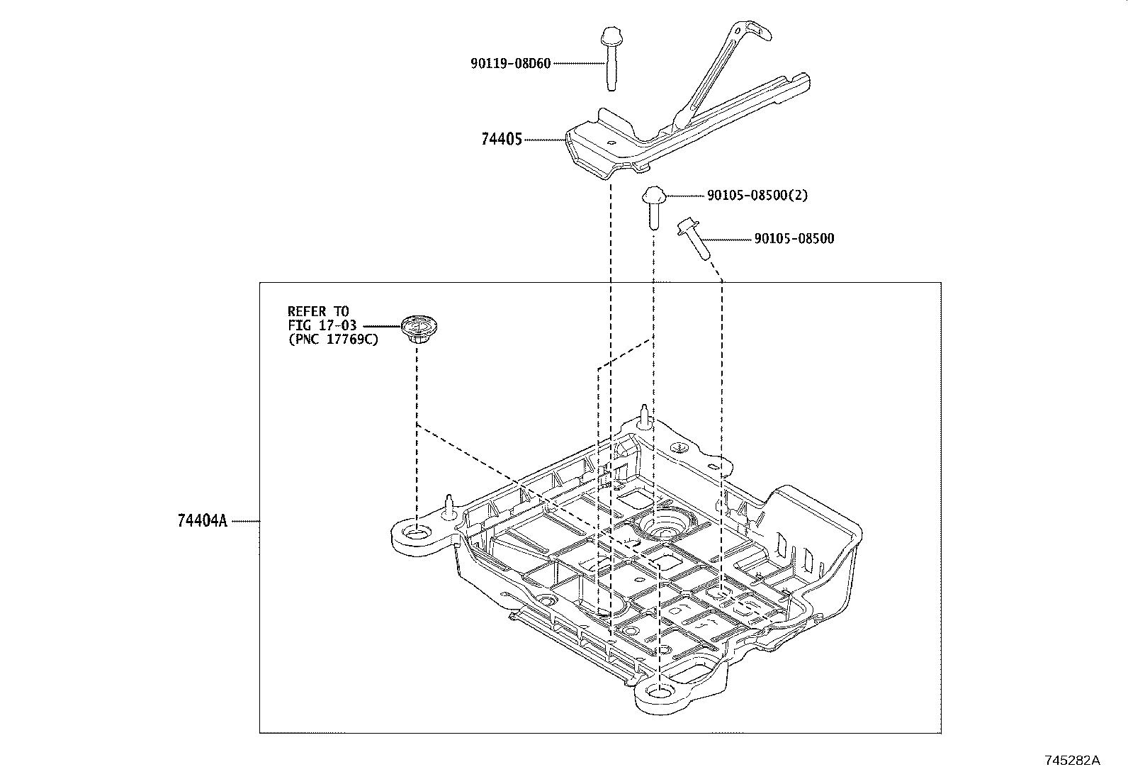 Exploded illustration 745282A