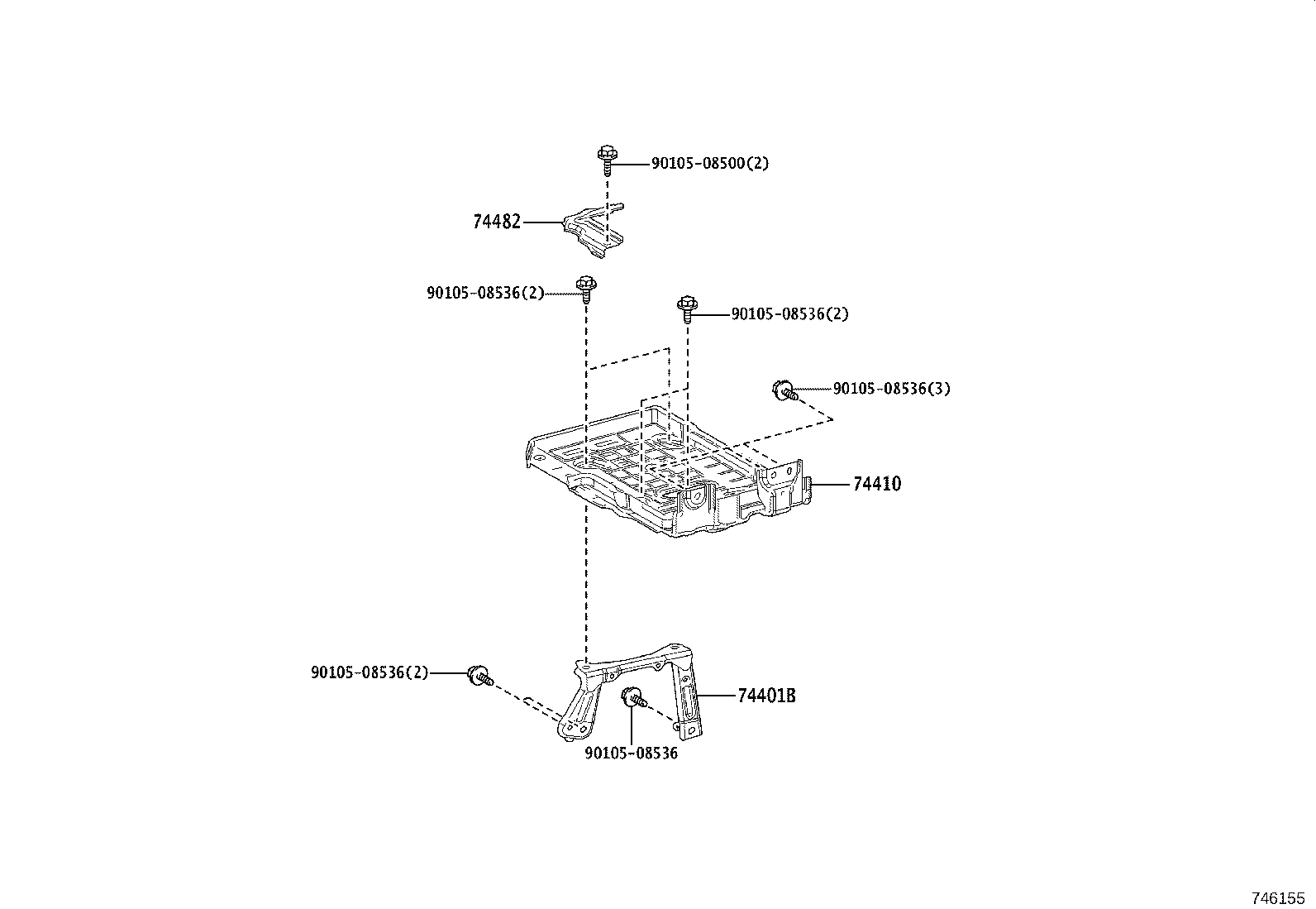 Exploded illustration 746155