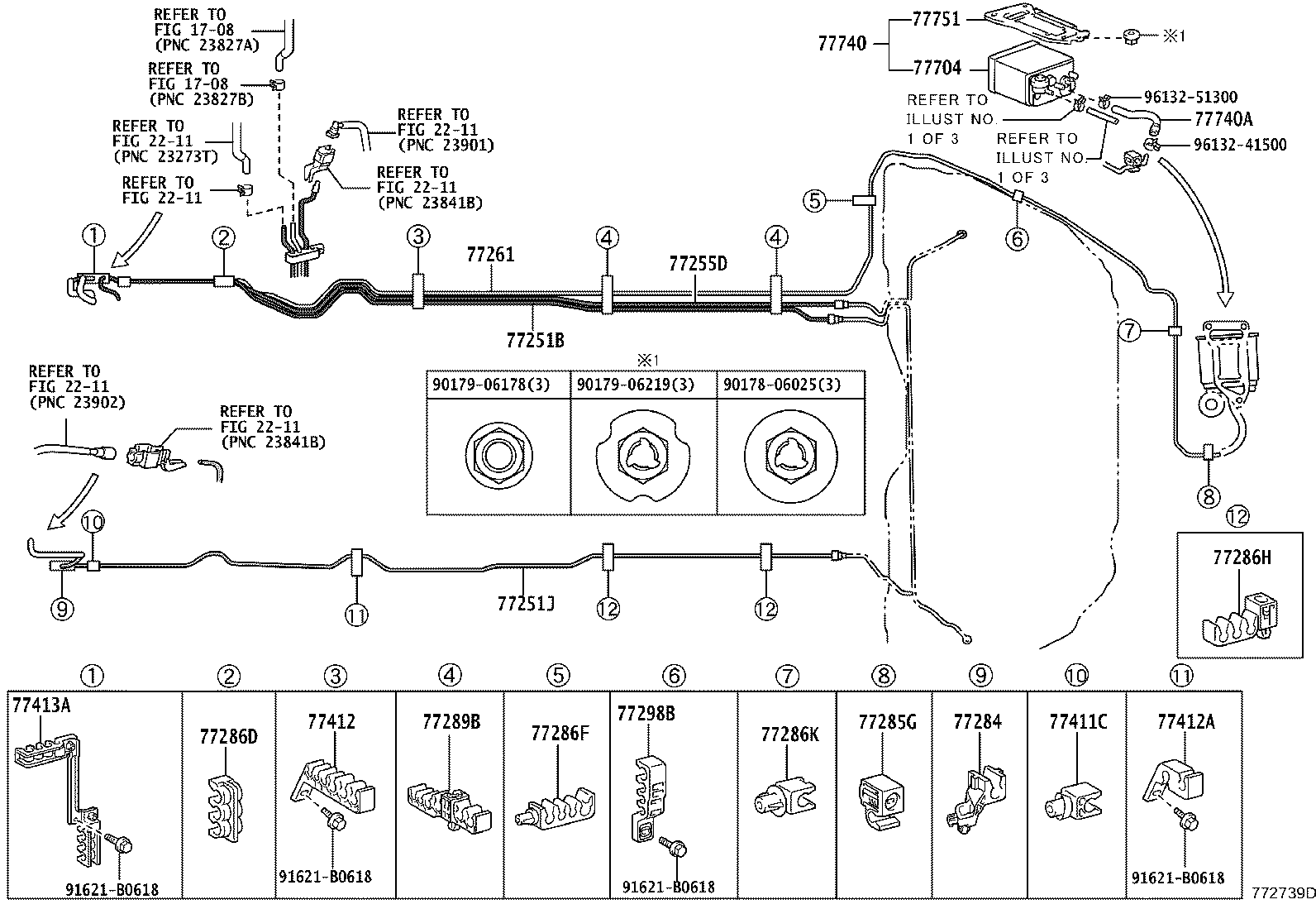 Exploded illustration 772739D