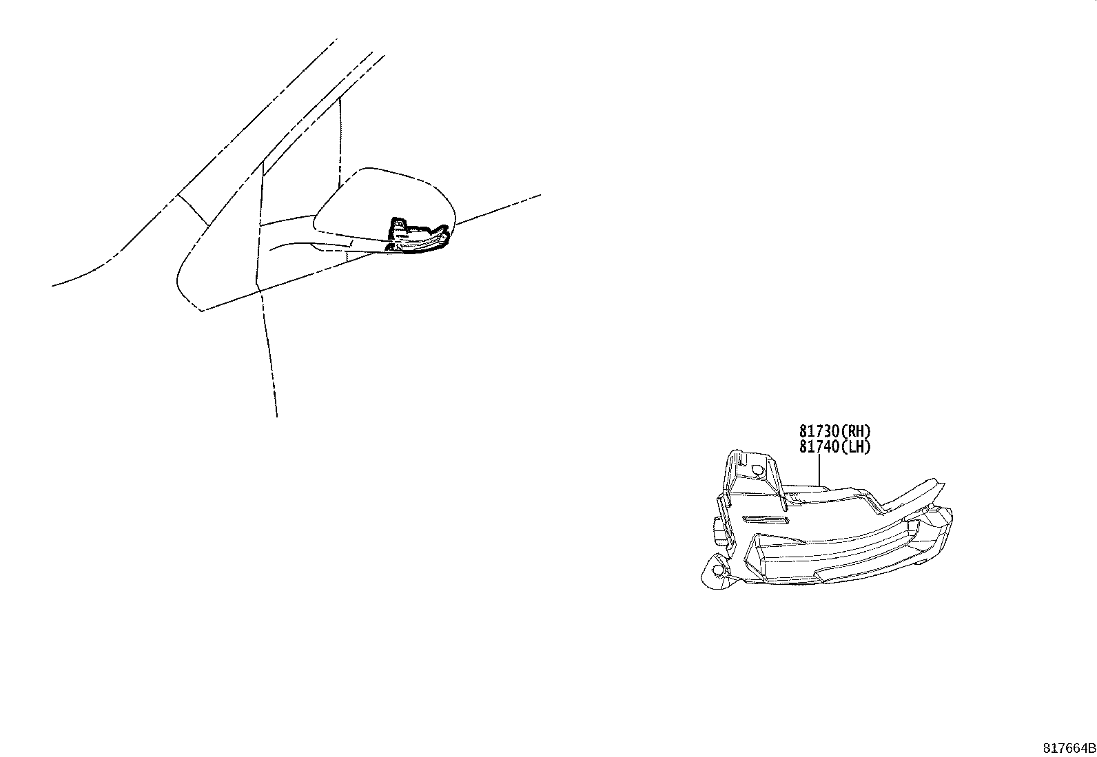 Exploded illustration 817664B