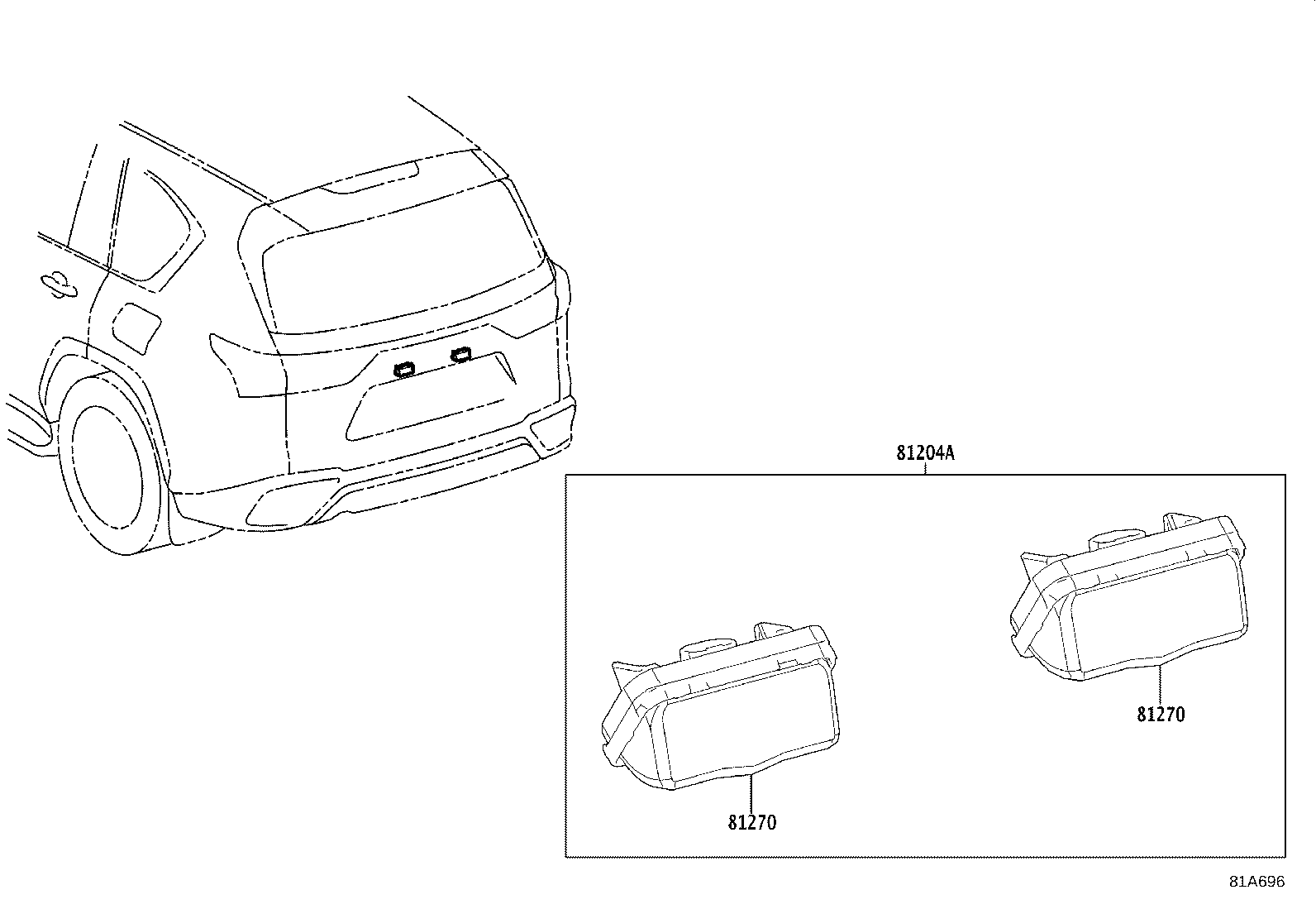 Exploded illustration 81A696