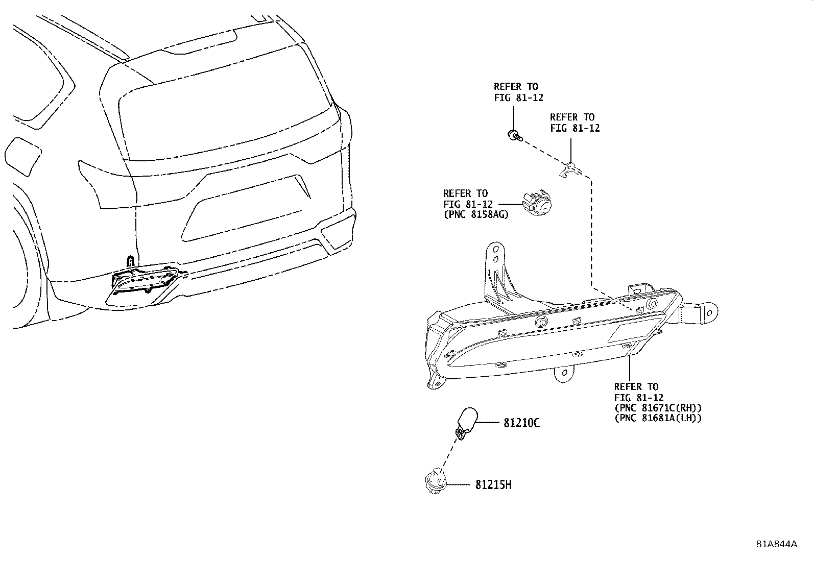 Exploded illustration 81A844A