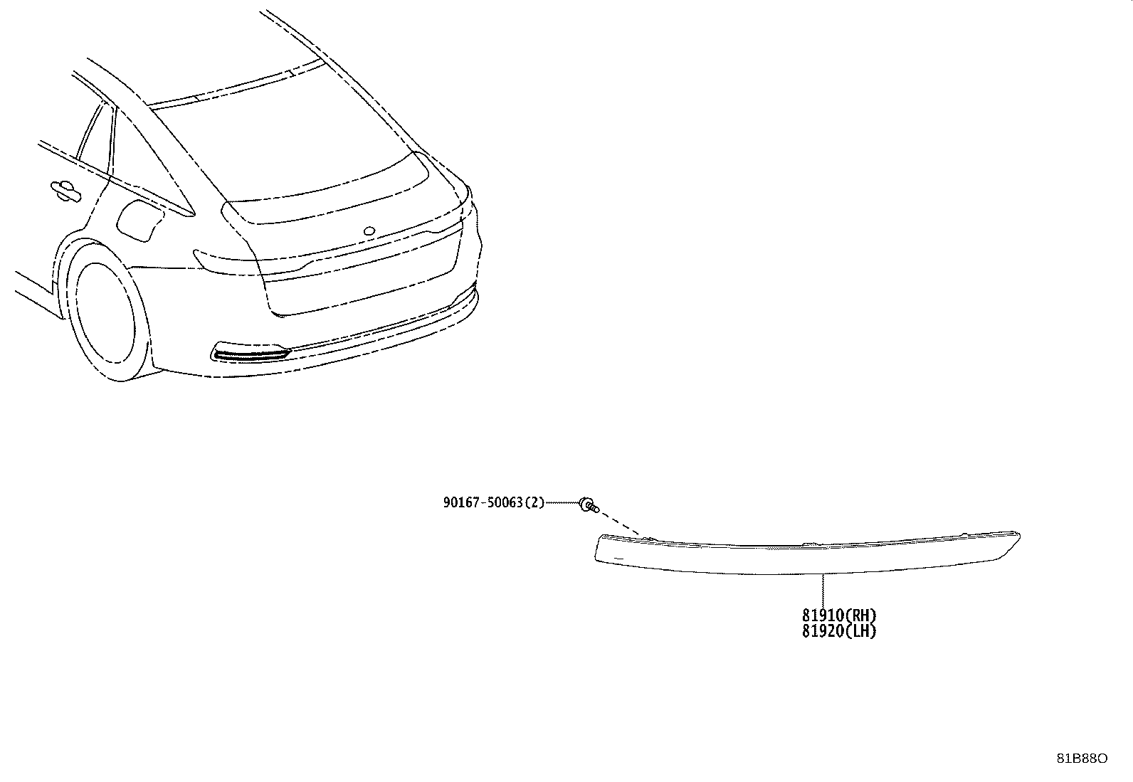 Exploded illustration 81B88O