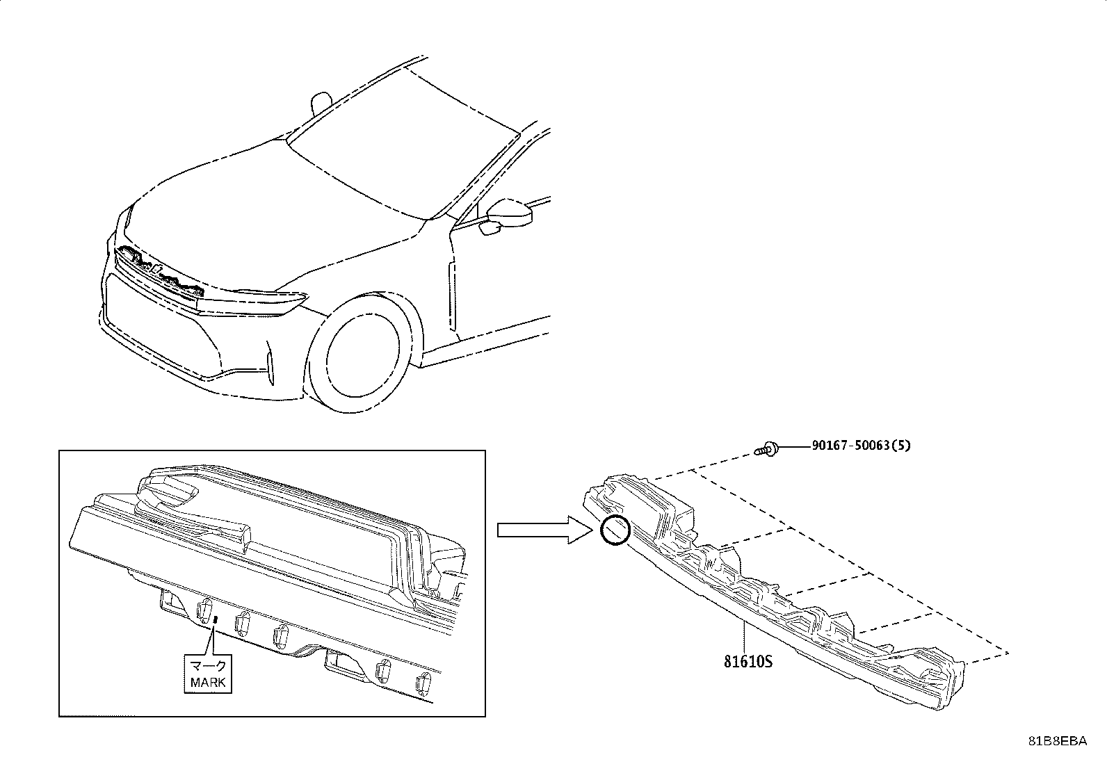 Exploded illustration 81B8EBA