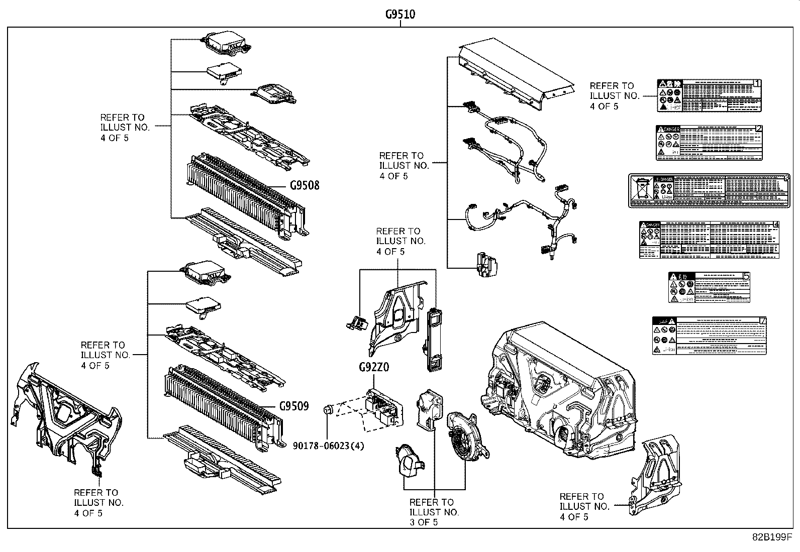 Exploded illustration 82B199F