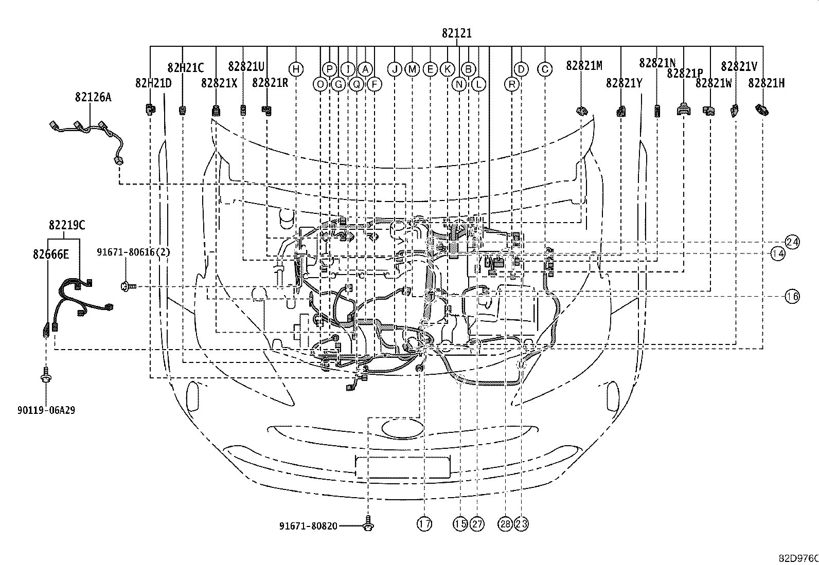 Exploded illustration 82D976C