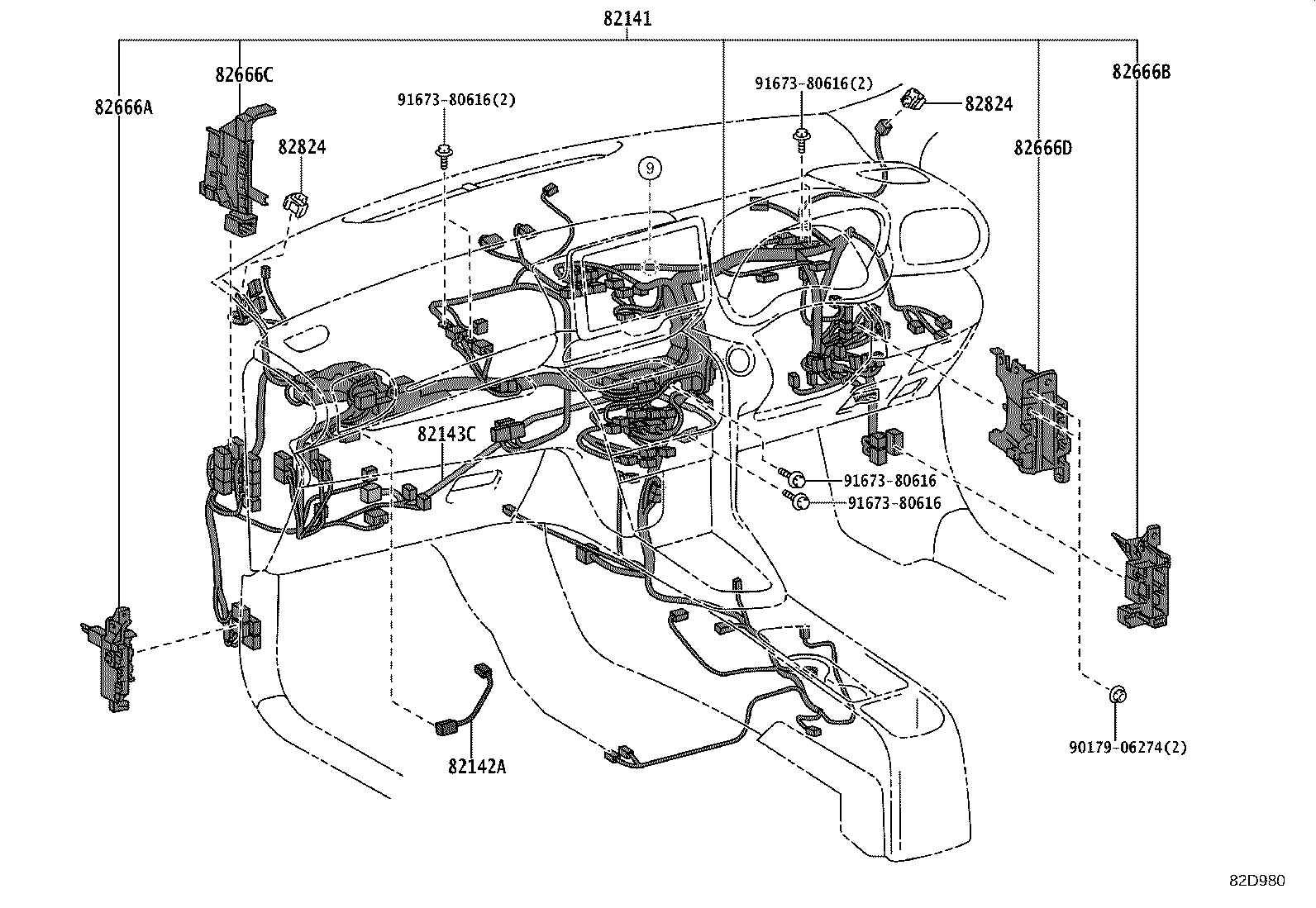 Exploded illustration 82D980
