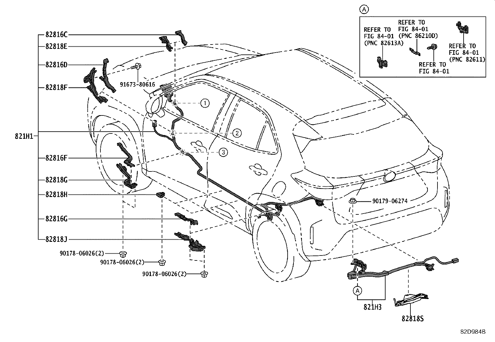 Exploded illustration 82D984B