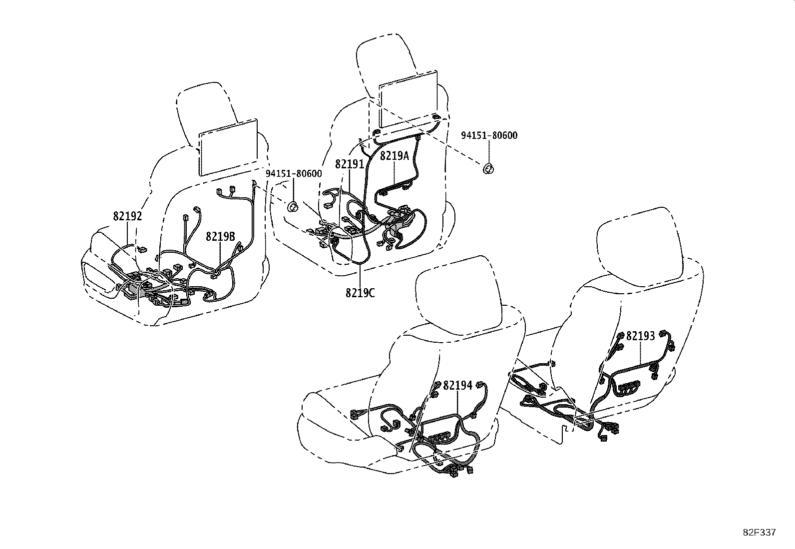 Exploded illustration 82F337
