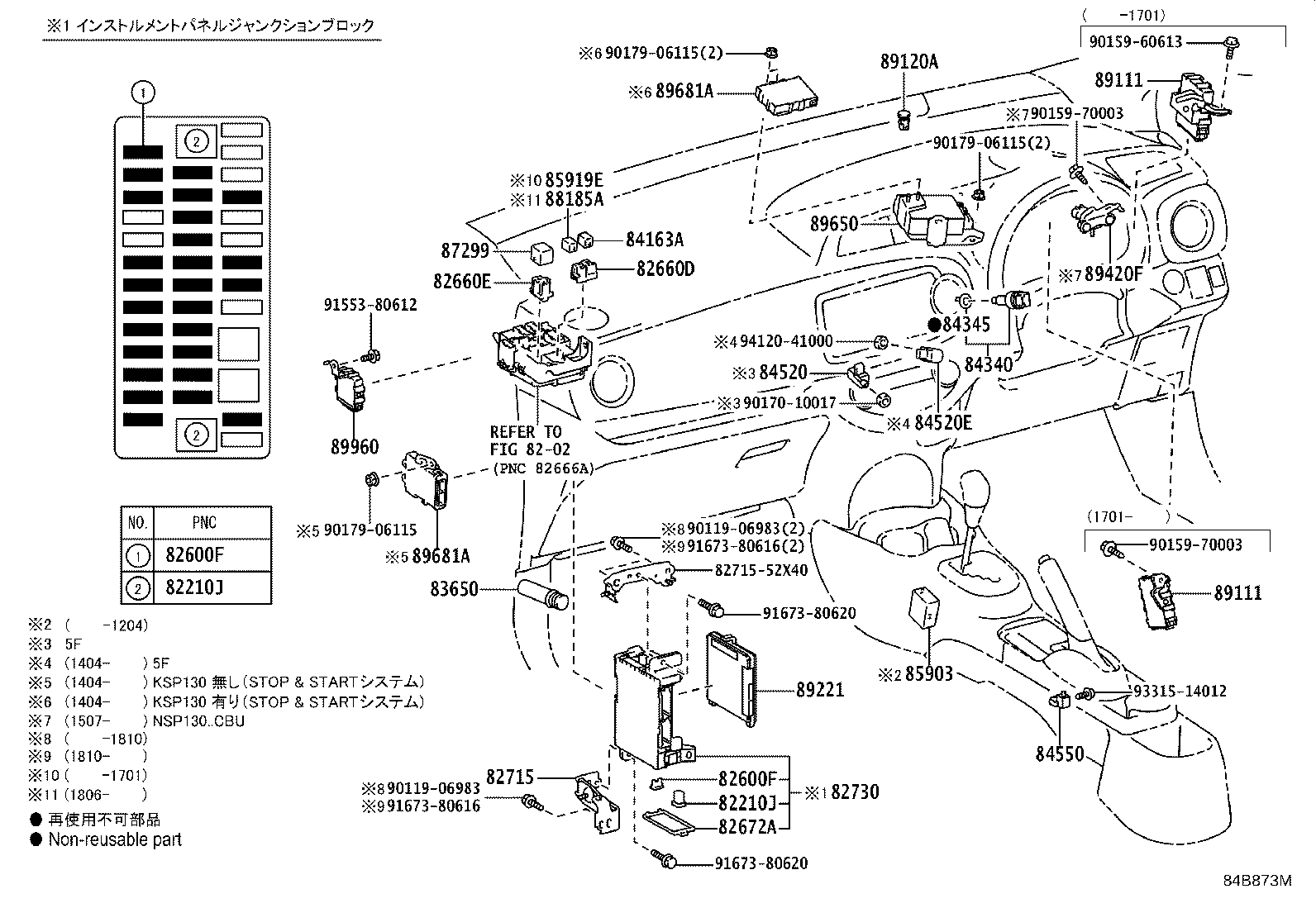 Figure 84B873M