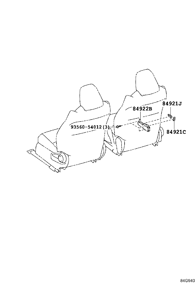 Exploded illustration 84G940