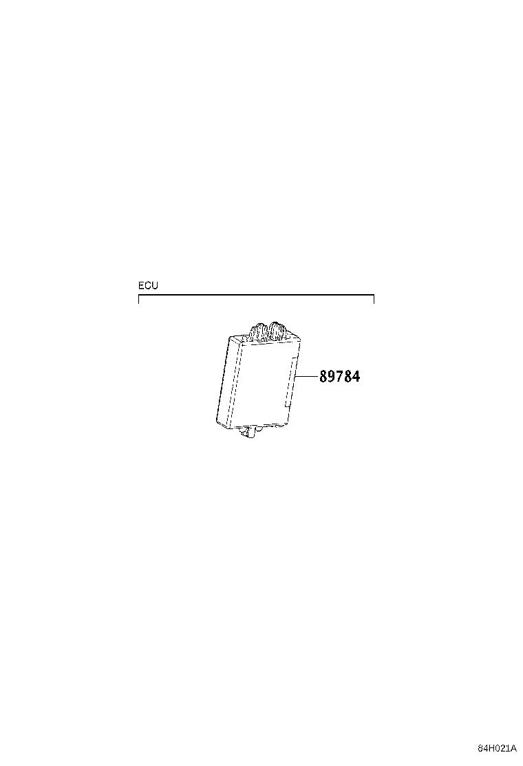 Exploded illustration 84H021A
