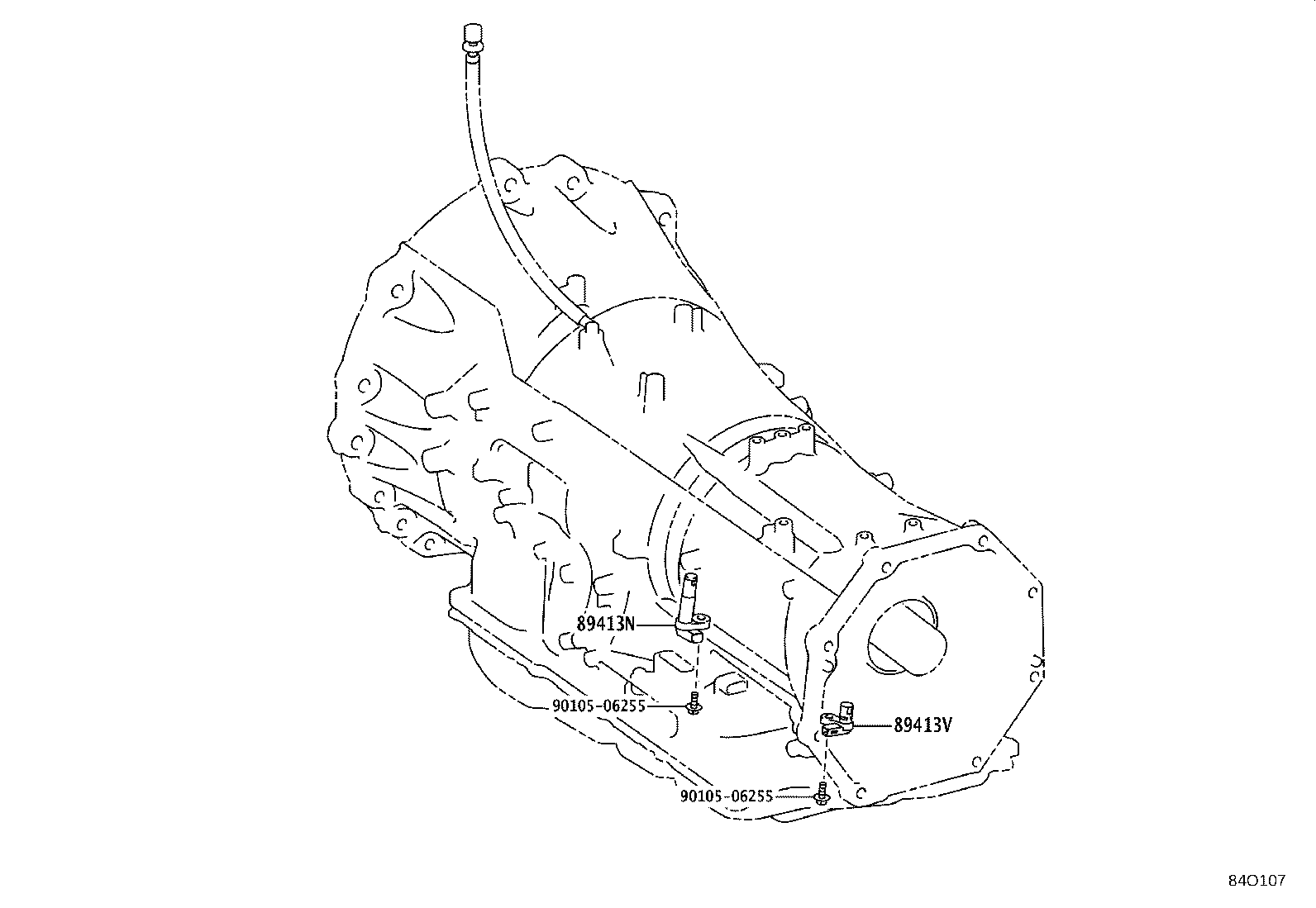 Exploded illustration 84O107