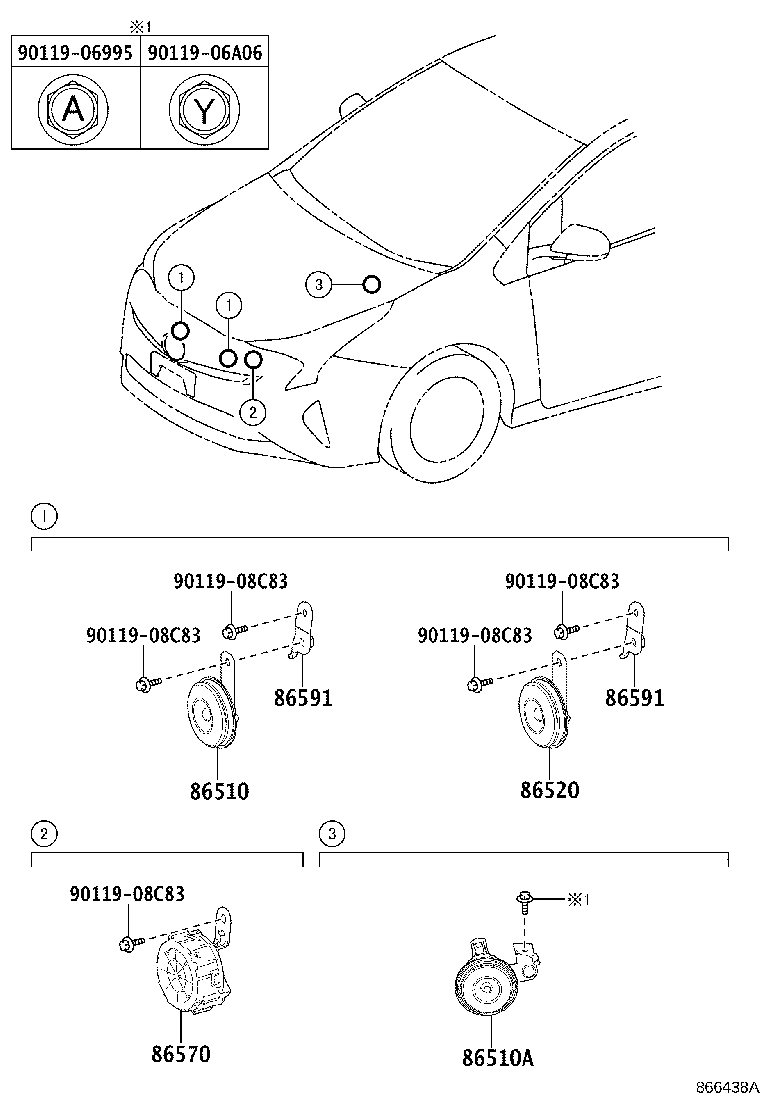 Exploded illustration 866438A