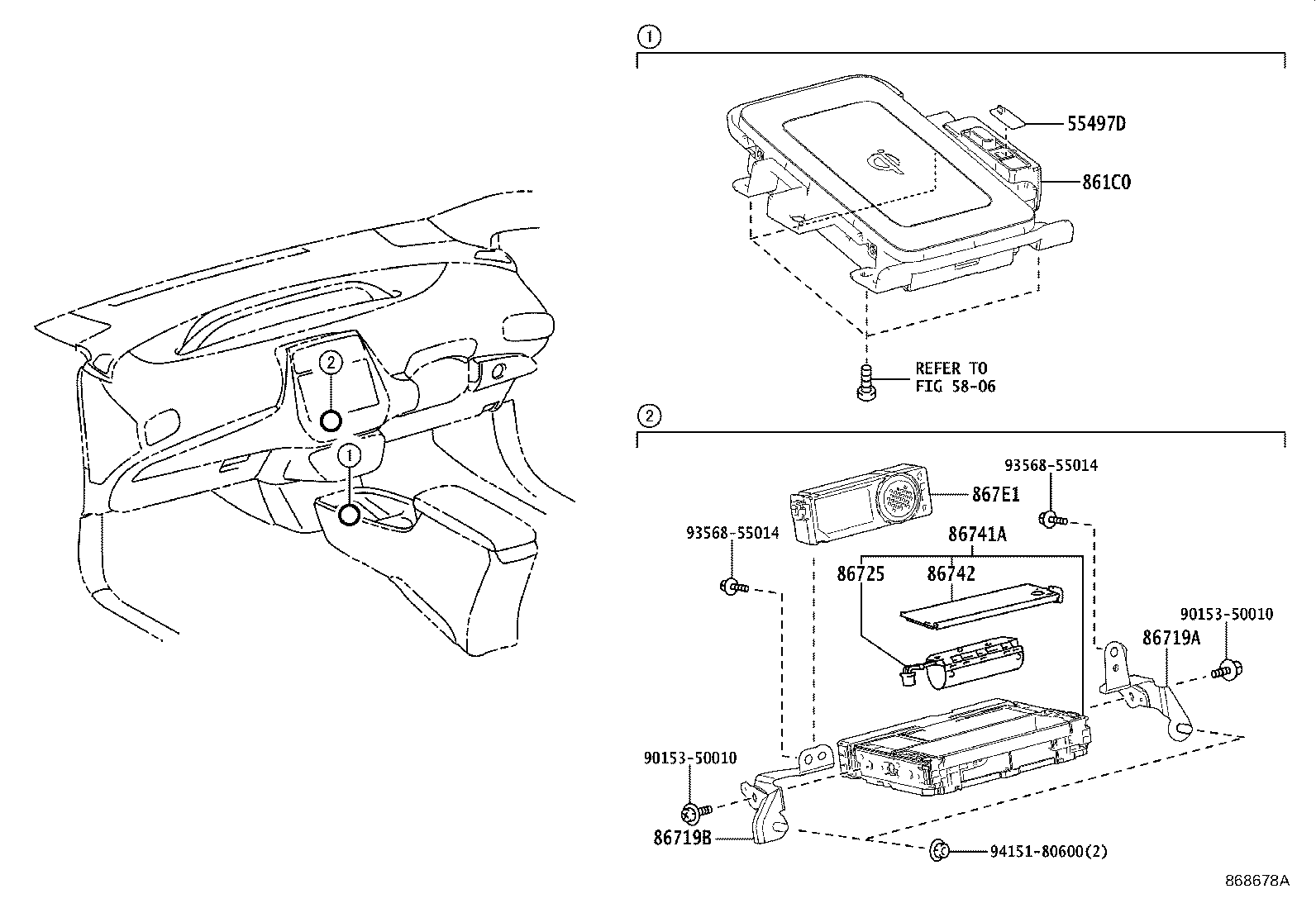 Exploded illustration 868678A