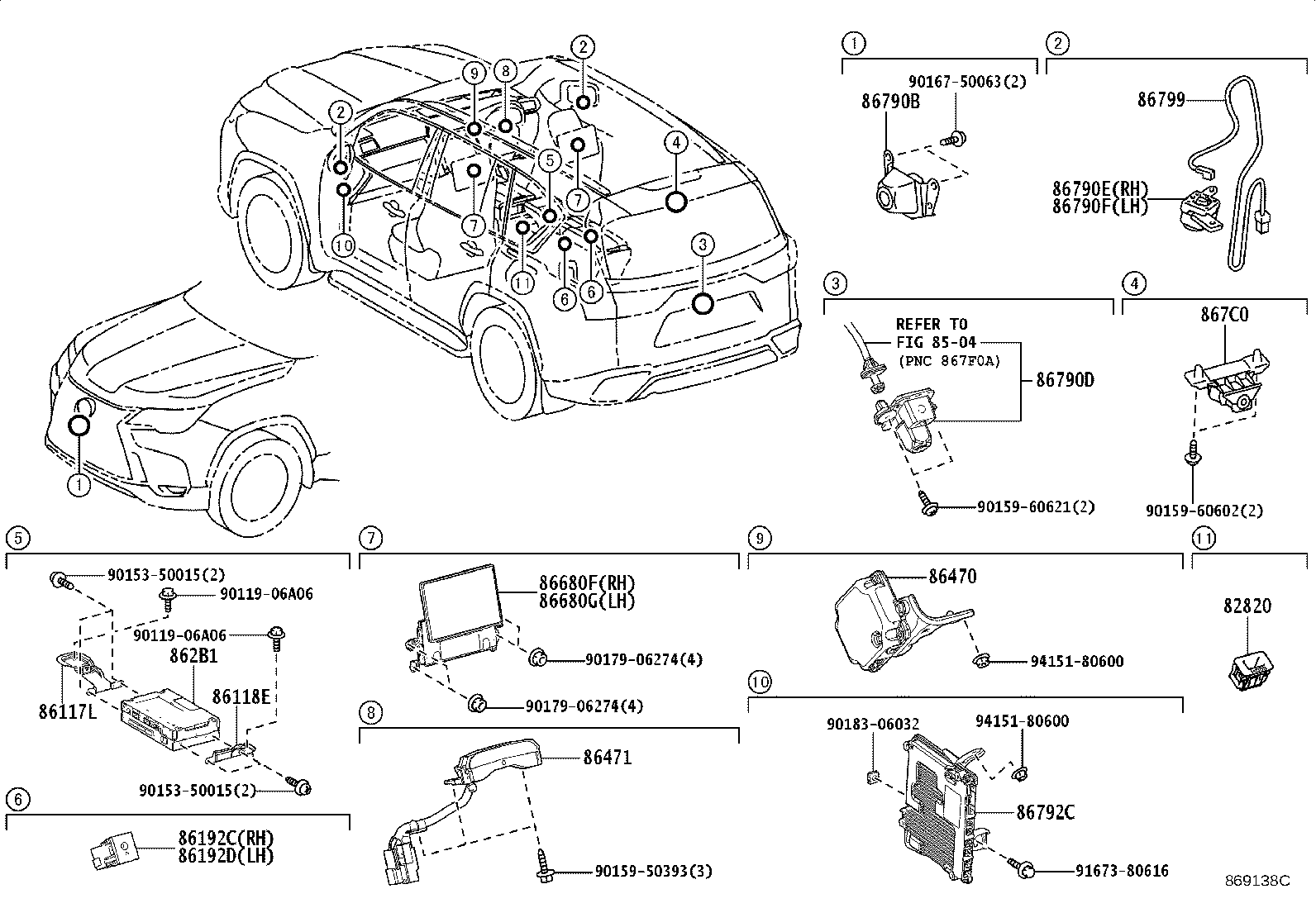 Exploded illustration 869138C