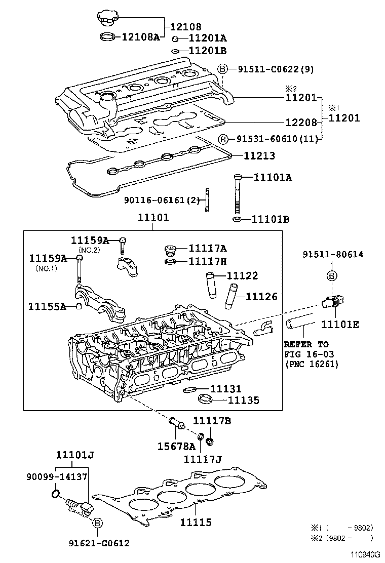Exploded illustration 110940G