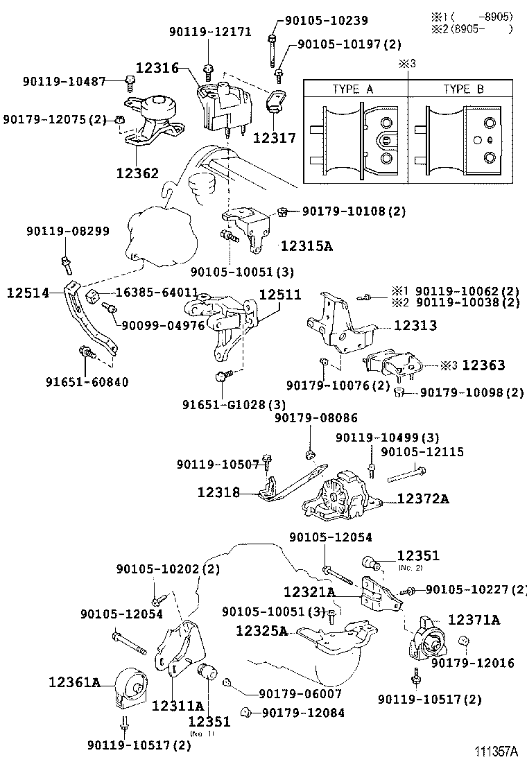 Exploded illustration 111357A