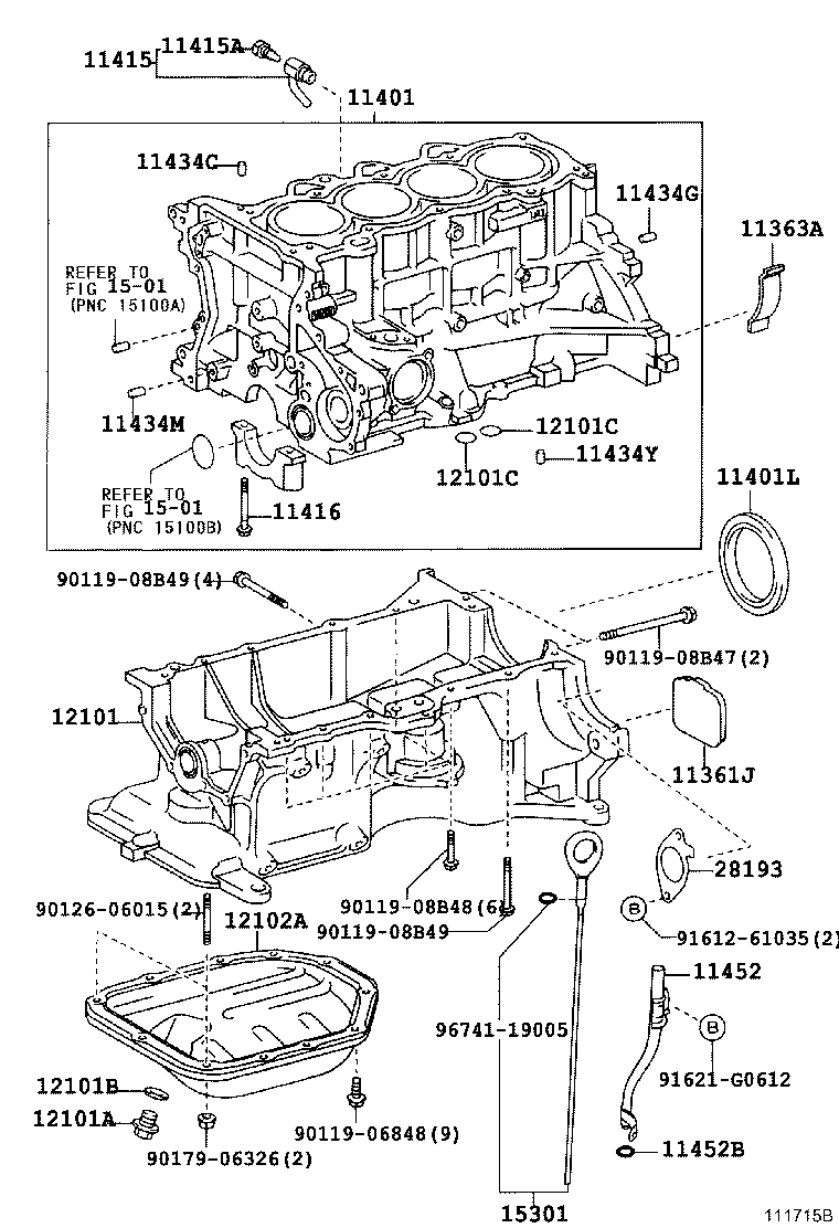 Exploded illustration 111715B