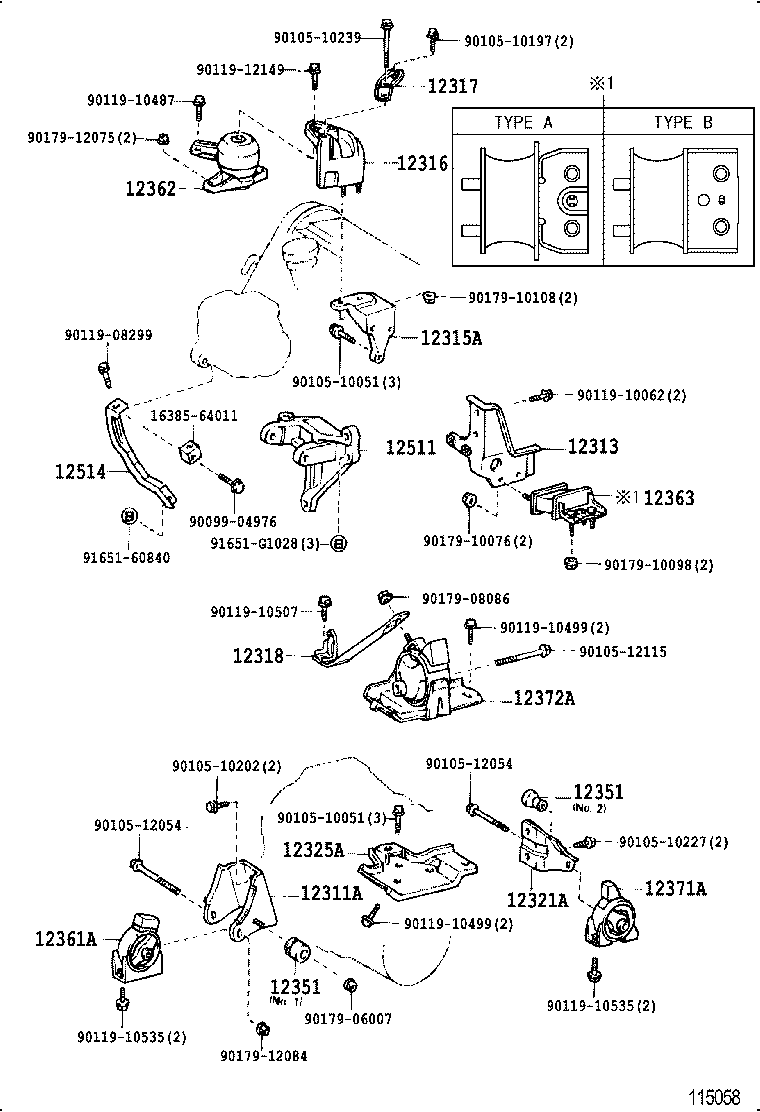Exploded illustration 115058