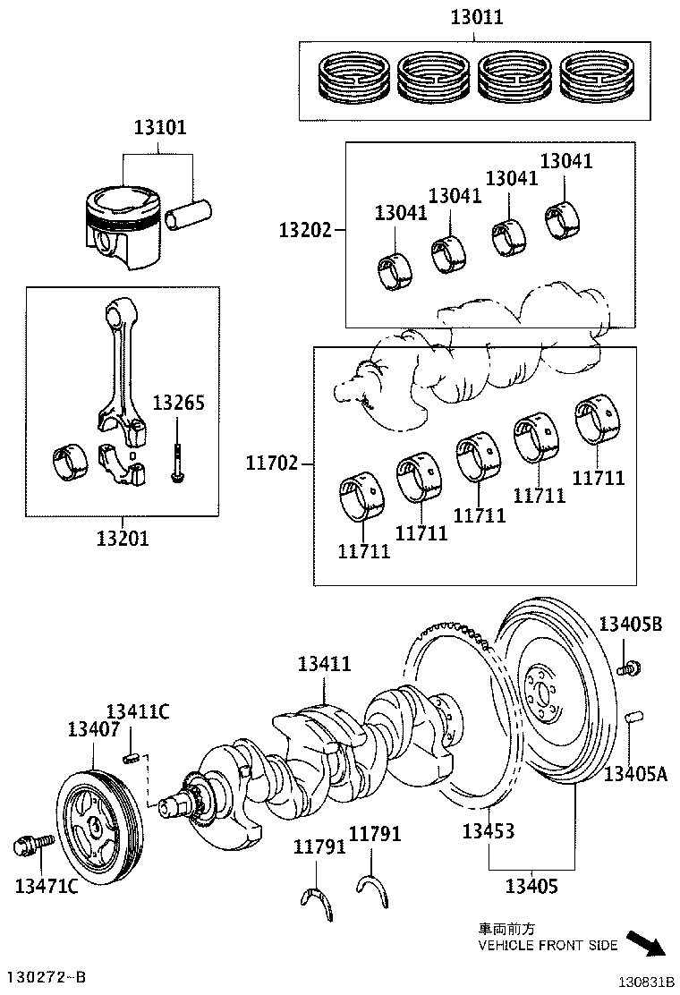 Exploded illustration 130831B