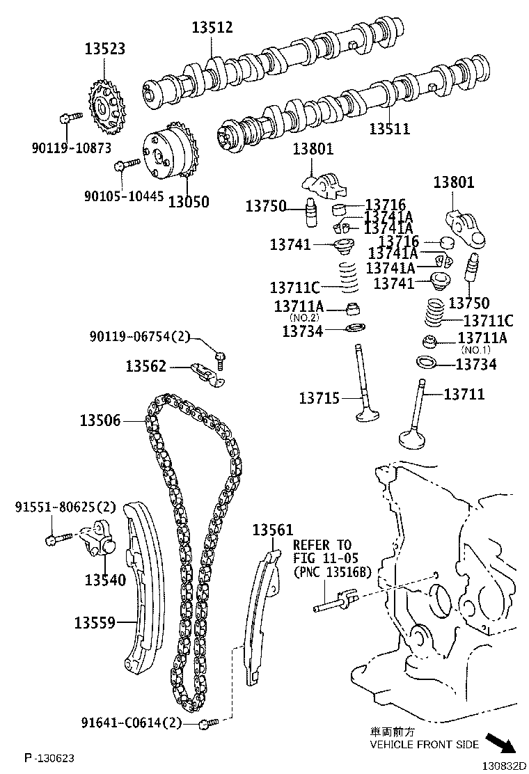 Exploded illustration 130832D