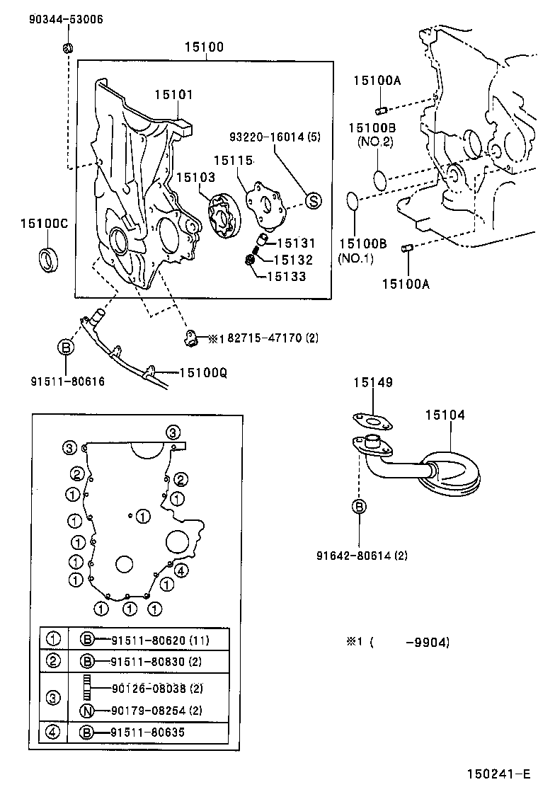 Exploded illustration 150241E
